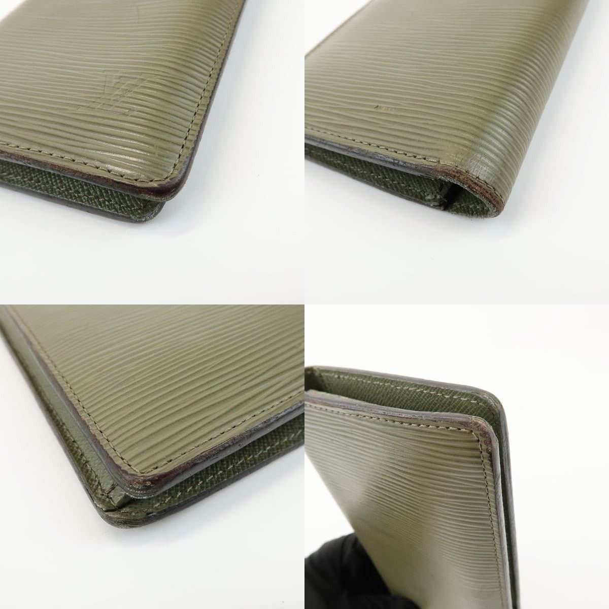 Louis Vuitton Louis Vuitton Epi Portefeuille Brazza Wallet Green Size ONE SIZE - 4 Thumbnail