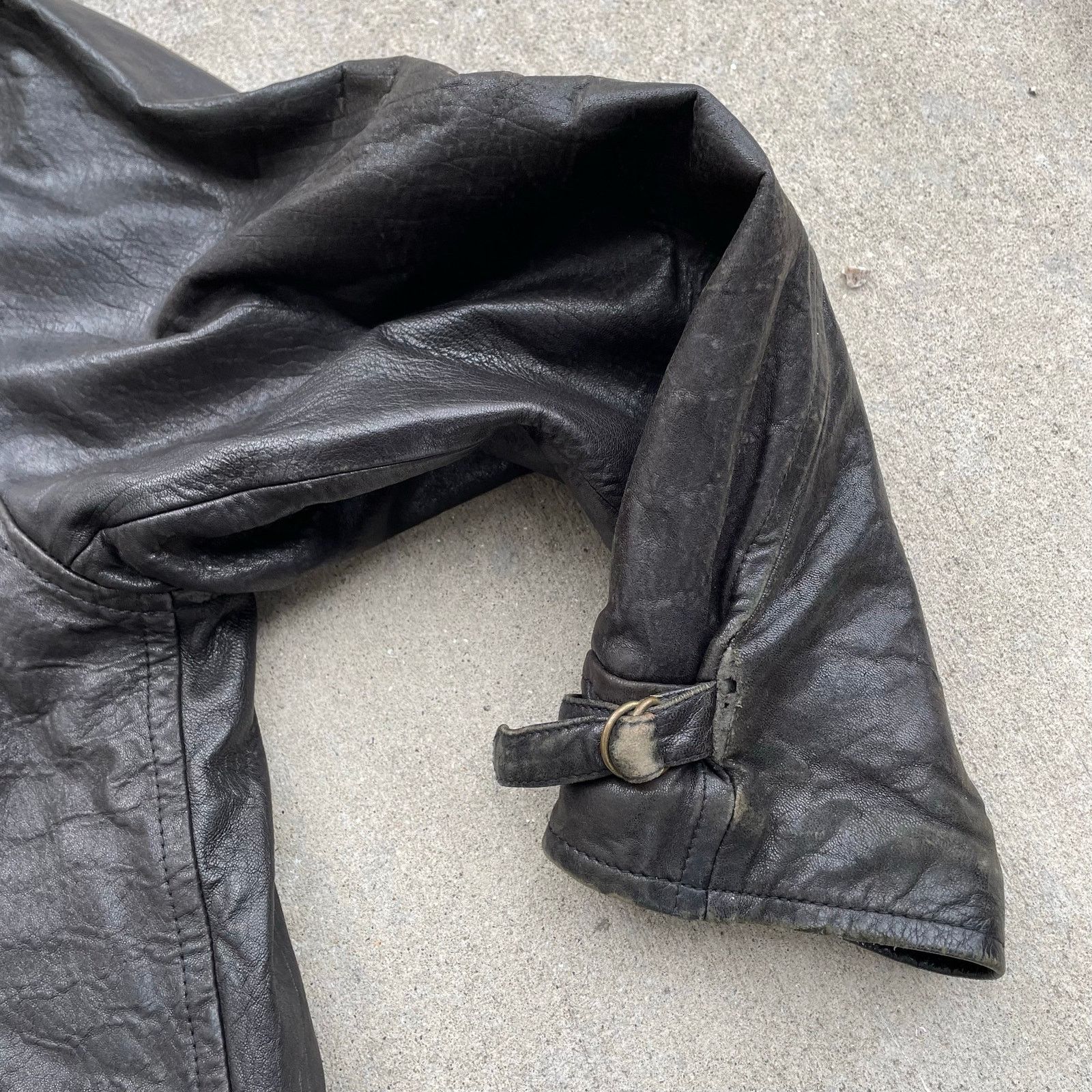 C.P. Company C.P. Company Massimo Osti Pelle Leather Jacket Black Mens L Size US L / EU 52-54 / 3 - 8 Thumbnail