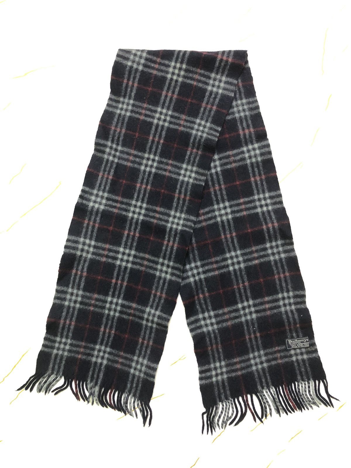 Burberry Vintage Burberry Muffler Scarf -(SC0013) Size ONE SIZE - 4 Thumbnail