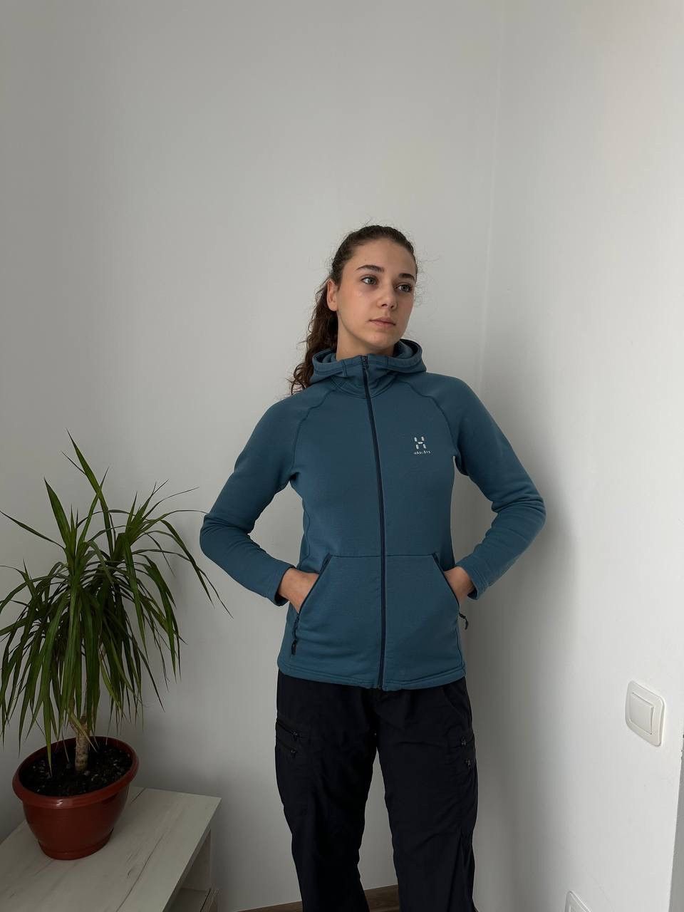 Haglofs × Vintage Vintage Haglofs Blue Outdoor Zip Hoodie Size S / US 4 / IT 40 - 9 Thumbnail