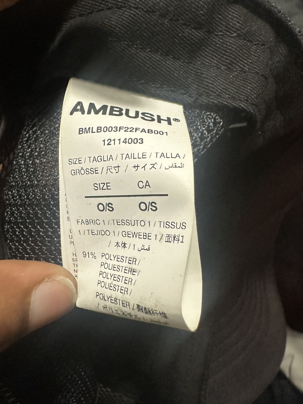 Ambush Design Classic Logo Baseball Cap Size ONE SIZE - 8 Thumbnail