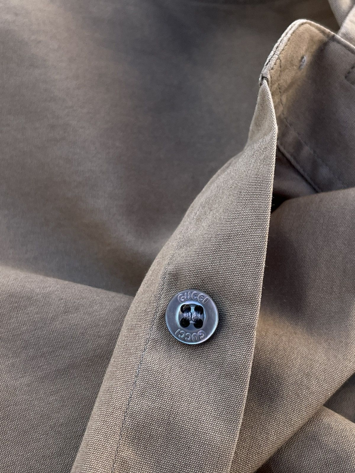 Gucci Vintage Gucci Tom Ford Era Button Ups Shirt Size US M / EU 48-50 / 2 - 7 Thumbnail