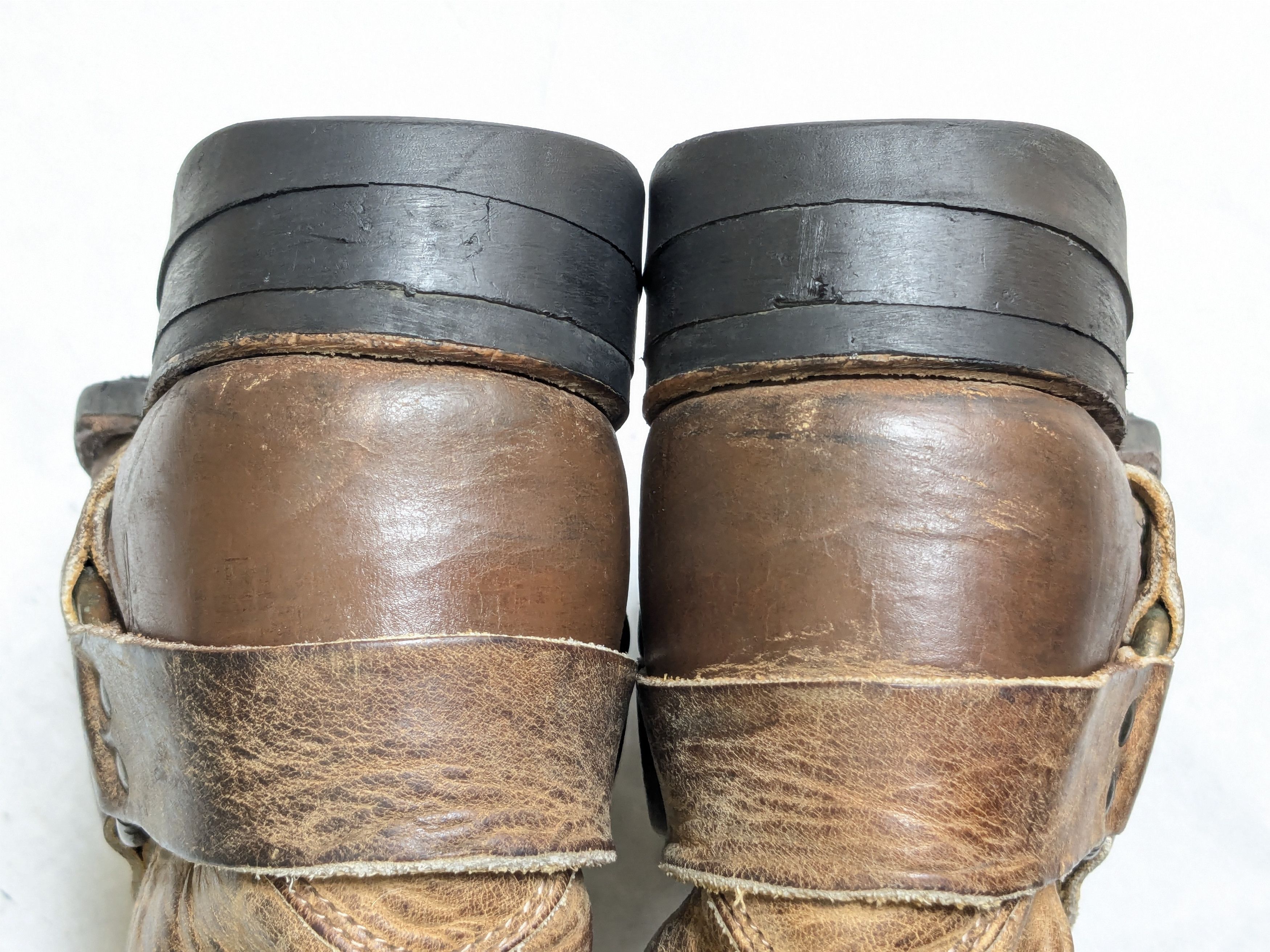 Frye Frye Harness Brown Leather 11 M Leather Buckle Punk Size US 11 / EU 44 - 13 Thumbnail