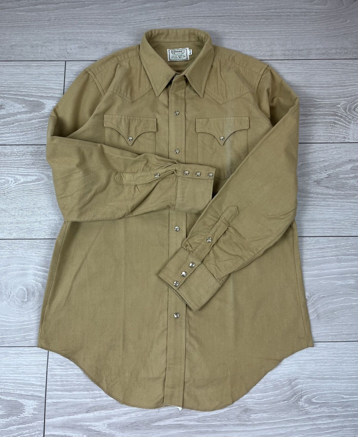 Vintage H Bar C Vintage 70s American Rancho Button Shirt Size US L / EU 52-54 / 3 - 7 Thumbnail