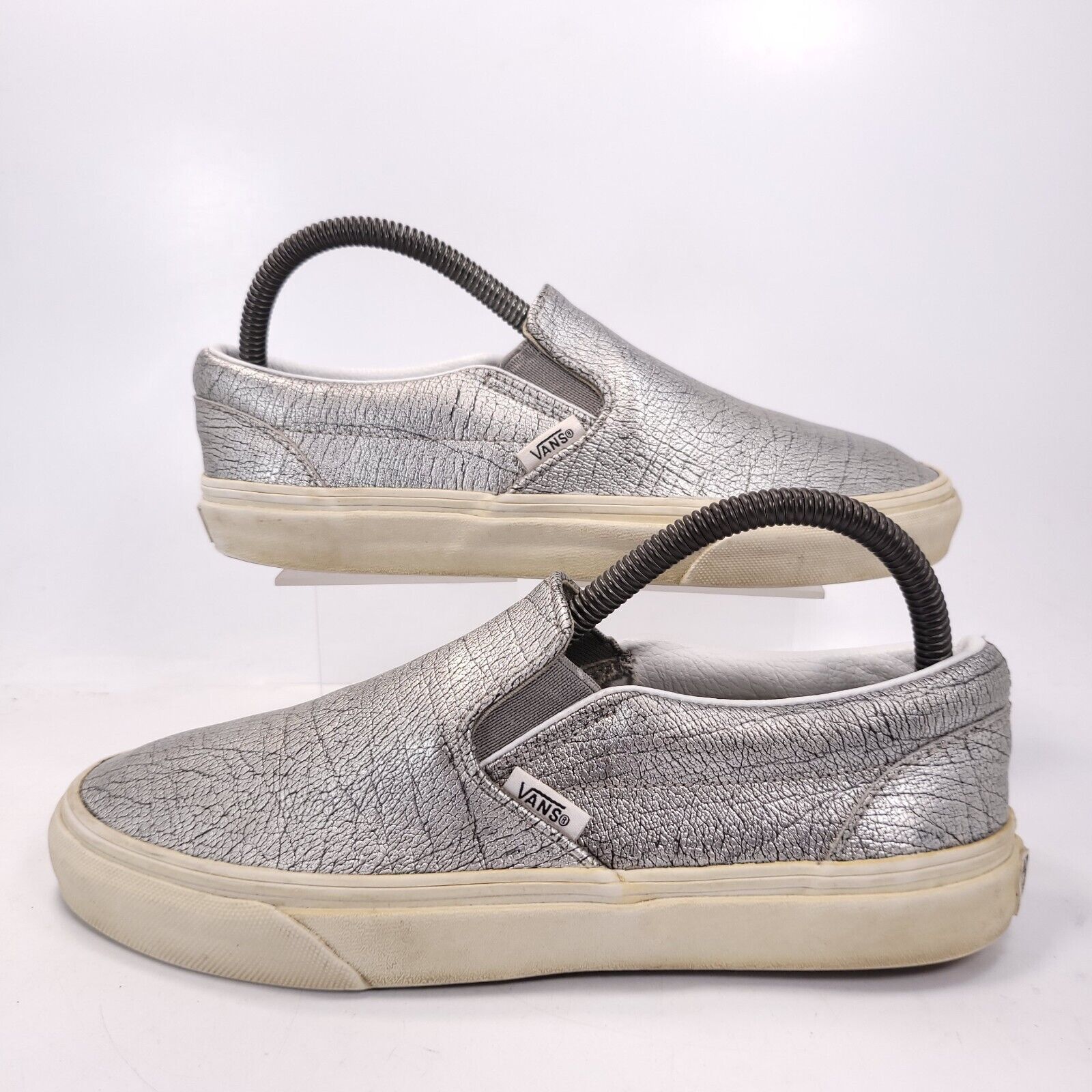 Vans Vans Off the Wall Athletic Shoe Women Size 7.5 721278 Silver Size US 7.5 / IT 37.5 - 5 Thumbnail