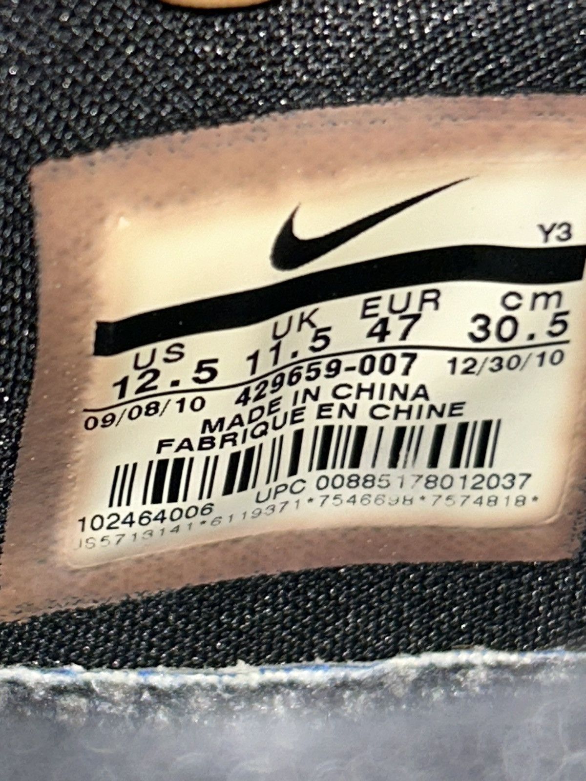 Nike Nike Kobe 6 ‘Medium Grey Black’ 429659-007 size 12.5 Size US 12.5 / EU 45-46 - 11 Thumbnail