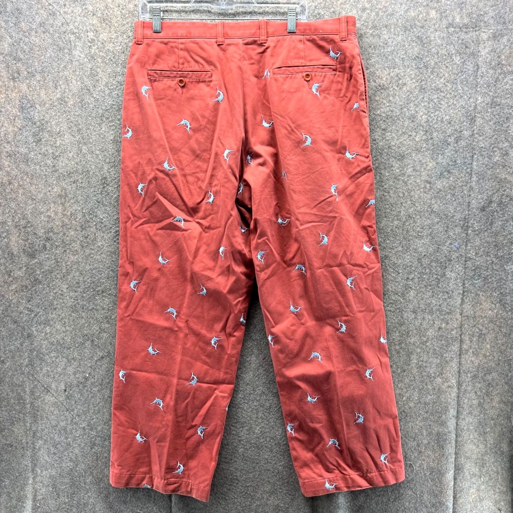 J.Crew J.CREW Pants Men 36x32 Orange Chino Pleated Cotton Casual Vintage? No (adjusted: Vintage: No) Size US 36 / EU 52 - 4 Thumbnail