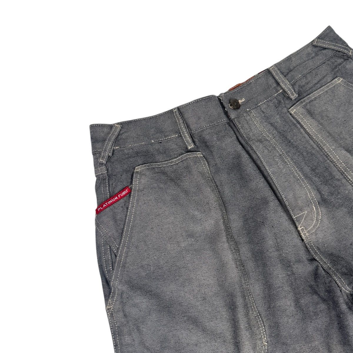Fubu Vintage FUBU Platinum Fat Albert Carpenter Jeans 40x30 Y2K Size US 40 / EU 56 - 4 Thumbnail