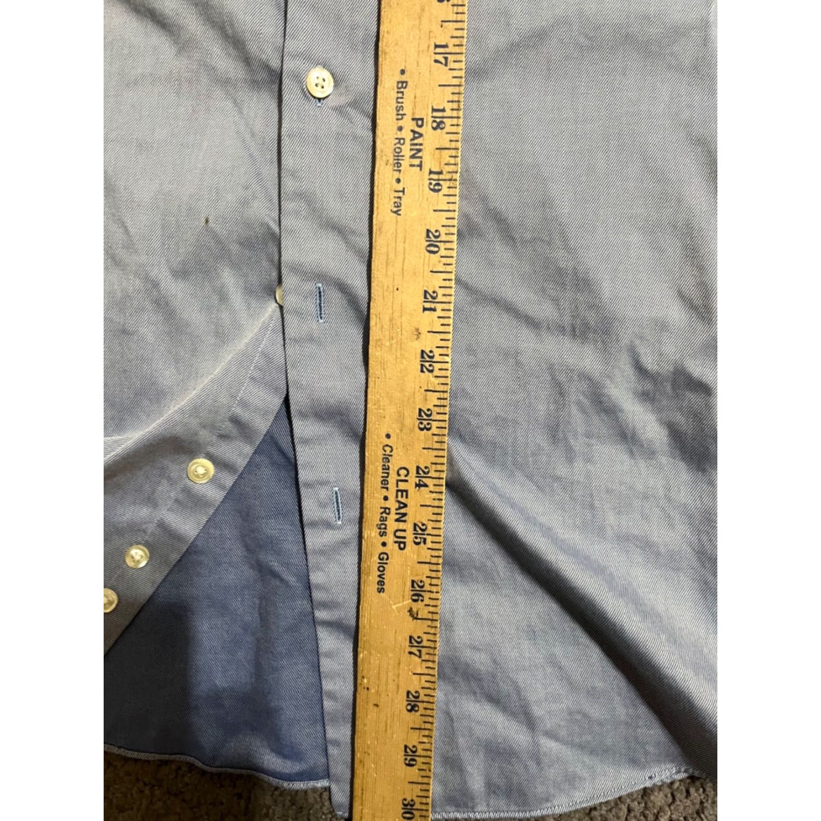 Perry Ellis VINTAGE Perry Ellis Portfolio Button-Up Shirt Men Blue 16.5 32/33 Cotton Long Sleeve Regular Size Adult Men Size US L / EU 52-54 / 3 - 5 Thumbnail