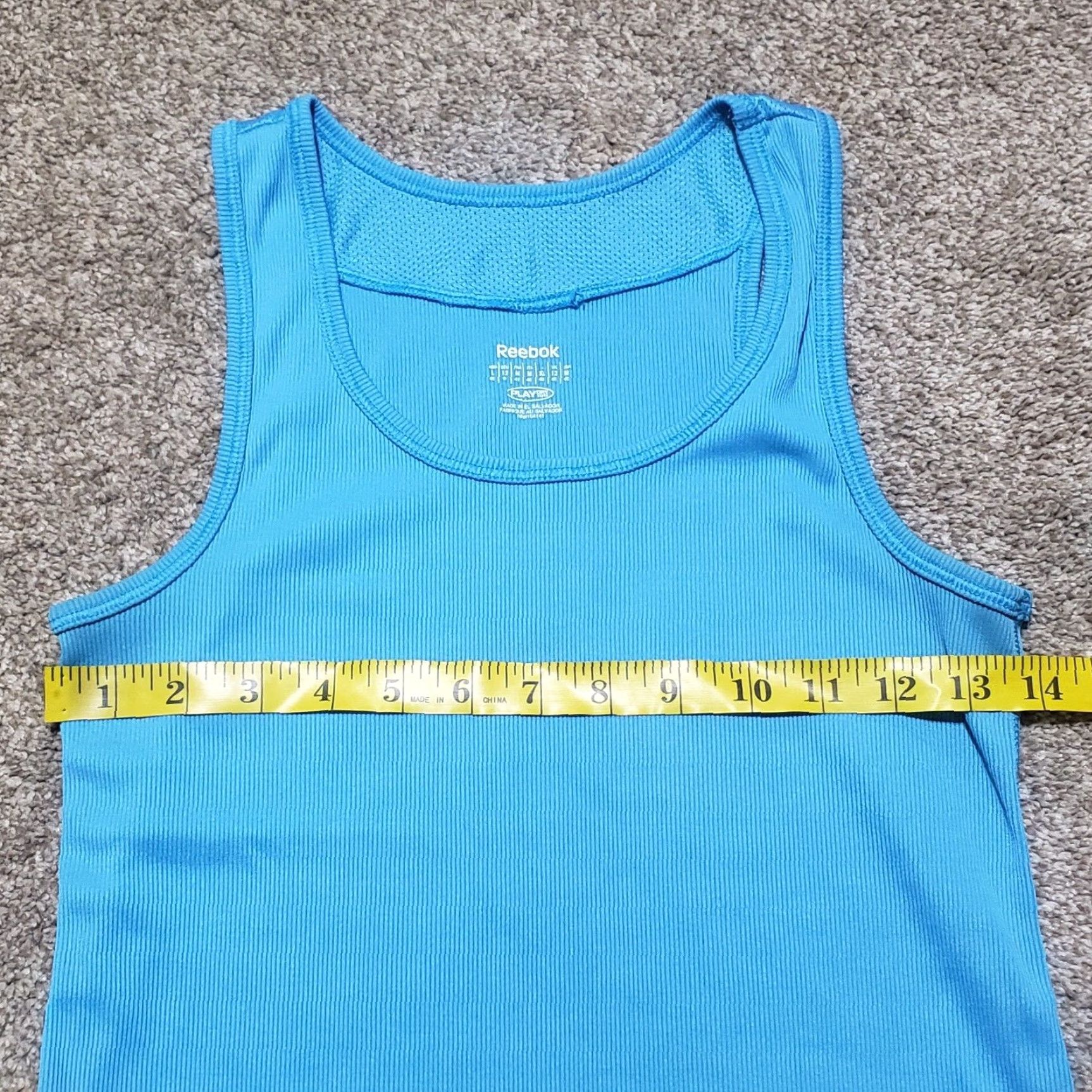 Reebok REEBOK Solid Blue Speed Wick Racerback Tank Top Shirt Adult Women's M Medium Size M / US 6-8 / IT 42-44 - 4 Thumbnail