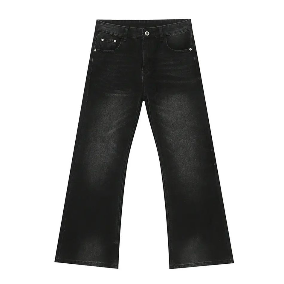 Japanese Brand Retro straight high street micro flared jeans Size US 32 / EU 48 - 4 Thumbnail