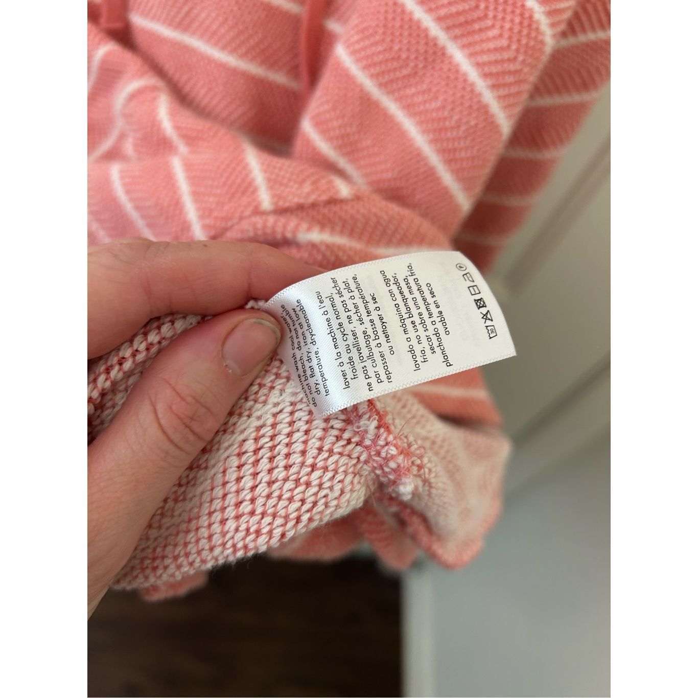Onia Onia Micah Striped Herringbone Loopback Cotton-Blend Hoodie, Size US L / EU 52-54 / 3 - 7 Thumbnail