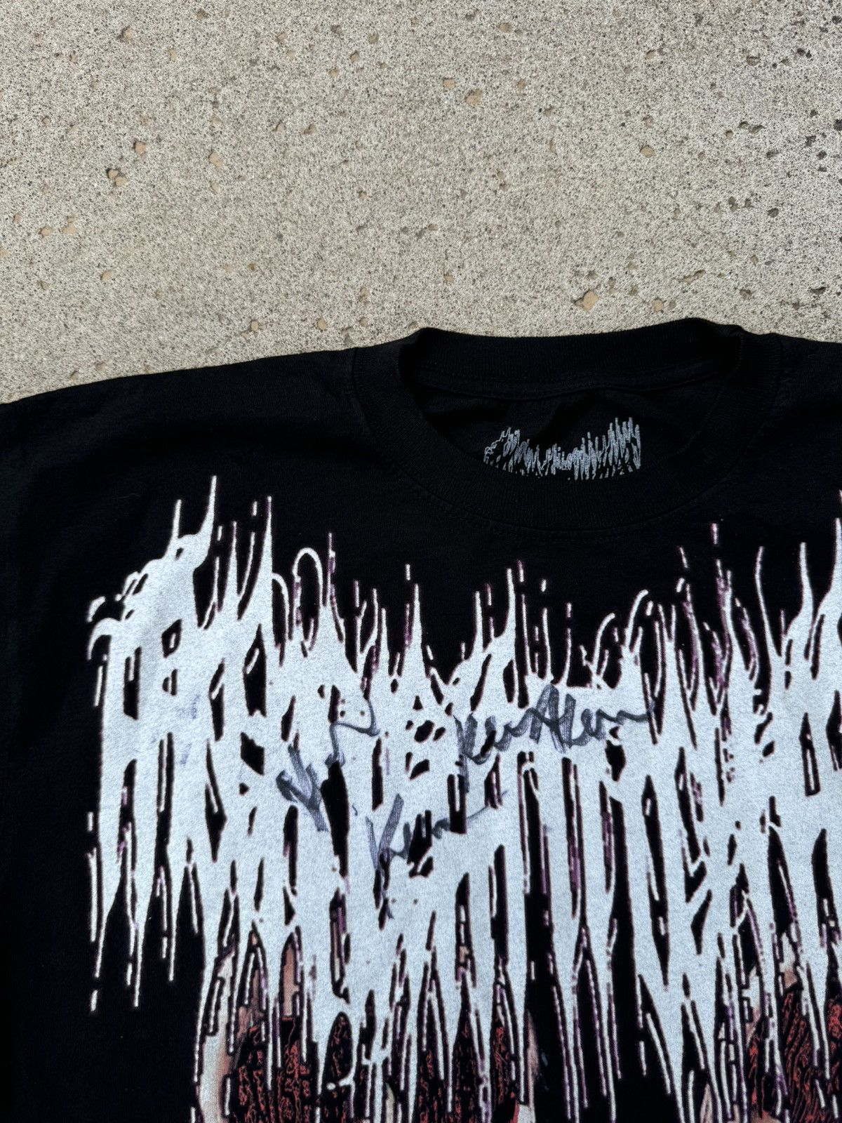 Ken Carson × Playboi Carti Ken Carson A Great Chaos Signed Tour Tee Size US XL / EU 56 / 4 - 2 Thumbnail