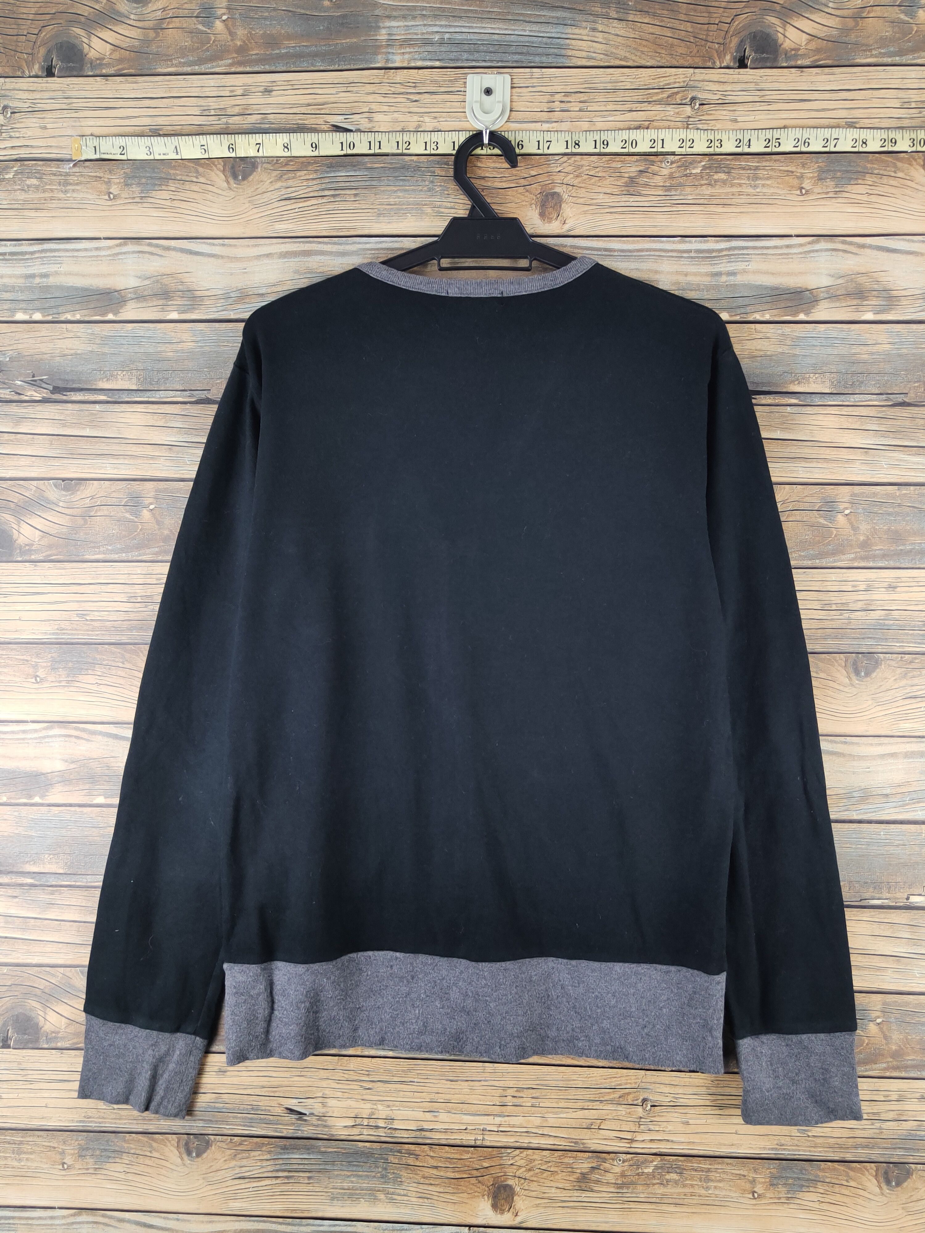 Japanese Brand DL Beams Black Cardigan streetwear japan #2471 Size US M / EU 48-50 / 2 - 7 Thumbnail