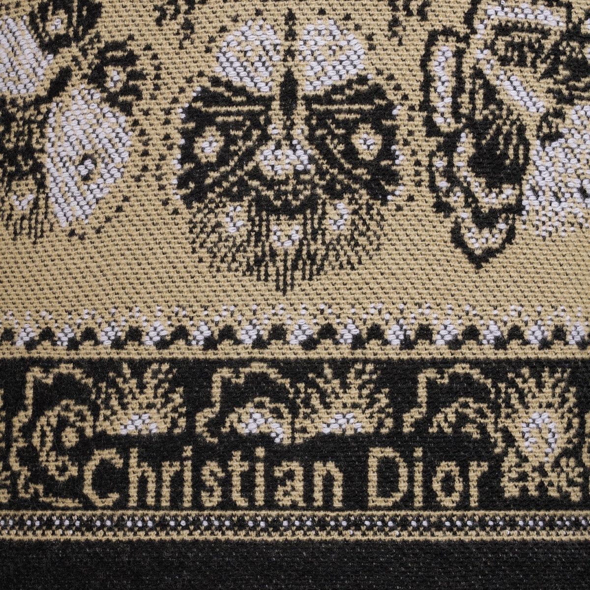 Dior o1bcso1str0225 Cardigan in Beige/Black Size M / US 6-8 / IT 42-44 - 3 Thumbnail