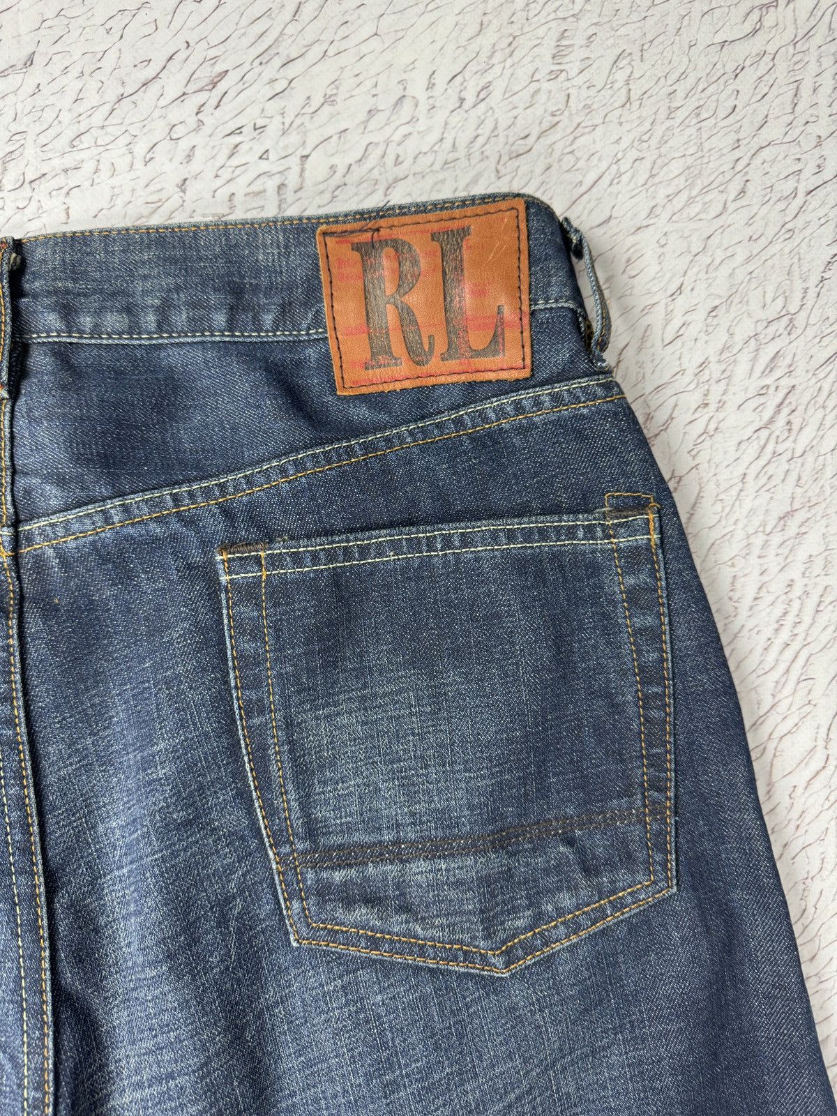 Polo Ralph Lauren Polo Jeans Company Ralph Lauren indigo blue vintage jeans Size US 32 / EU 48 - 15 Thumbnail