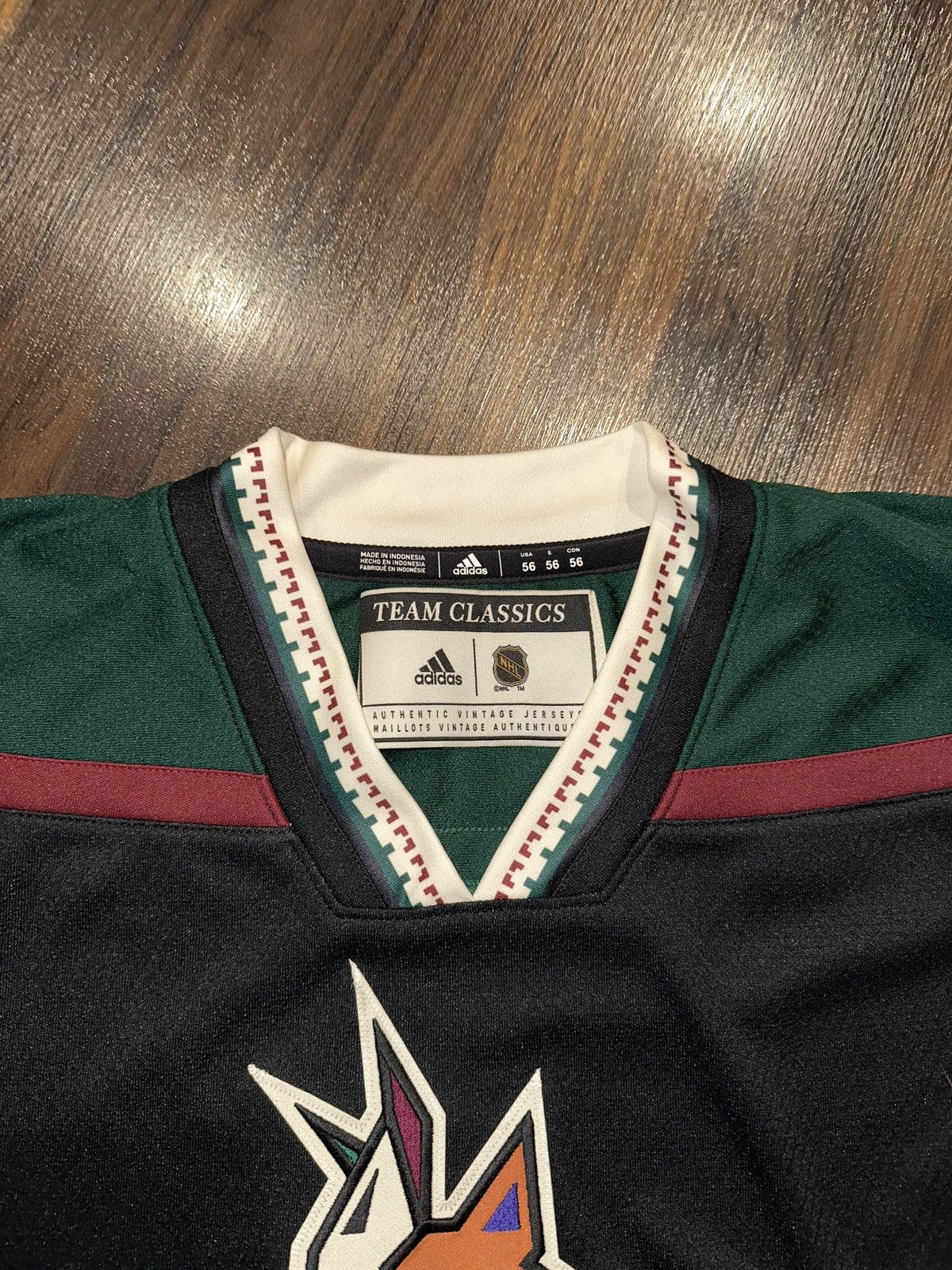 Adidas ADIDAS Phoenix Coyotes Stitch Patch Logo Jersey Size 56 2XL Size US XXL / EU 58 / 5 - 5 Thumbnail