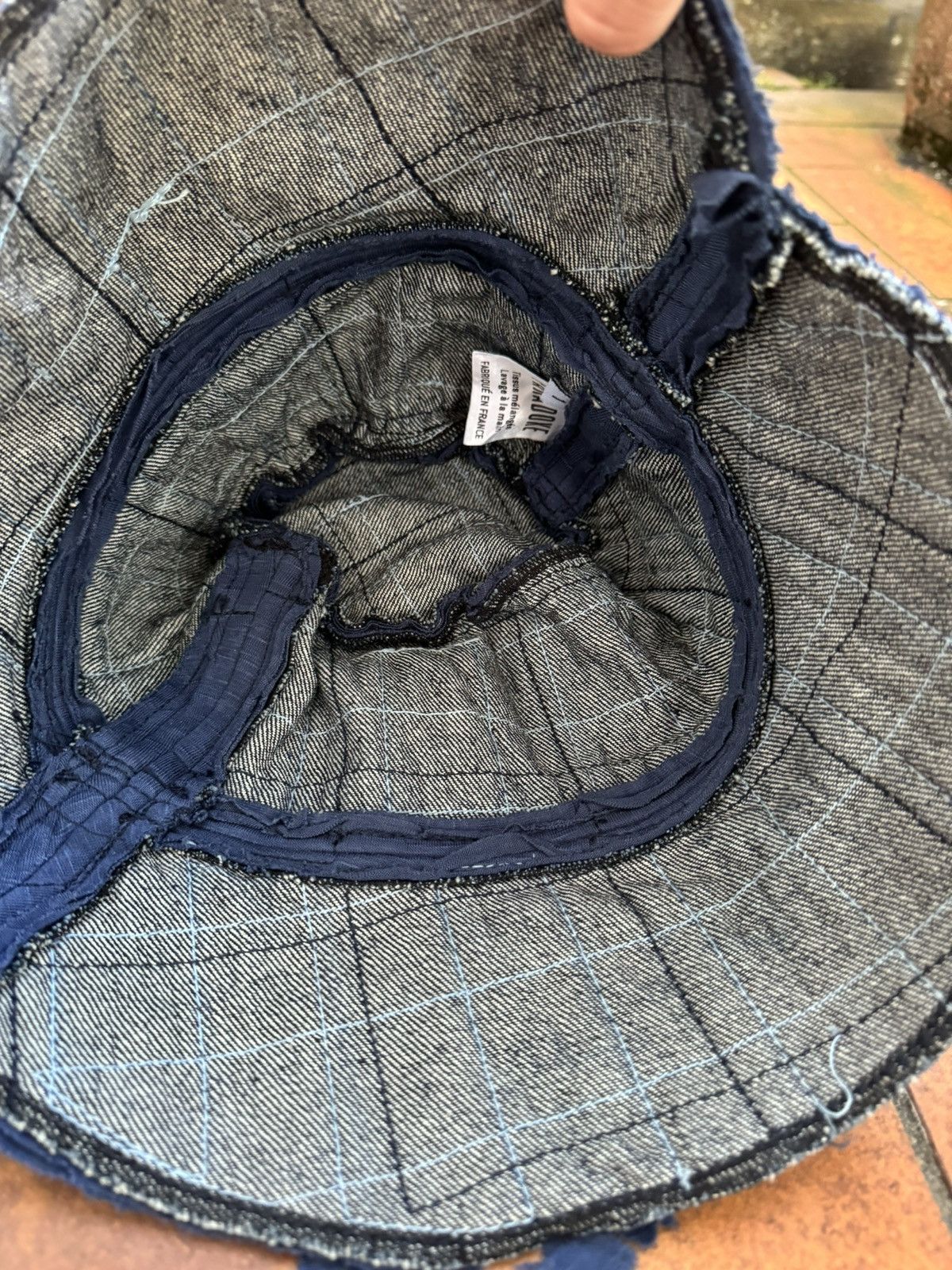 Paradoxe Paris Paradoxe Paris Blue Flayed Sail Bucket Hat Size ONE SIZE - 4 Thumbnail