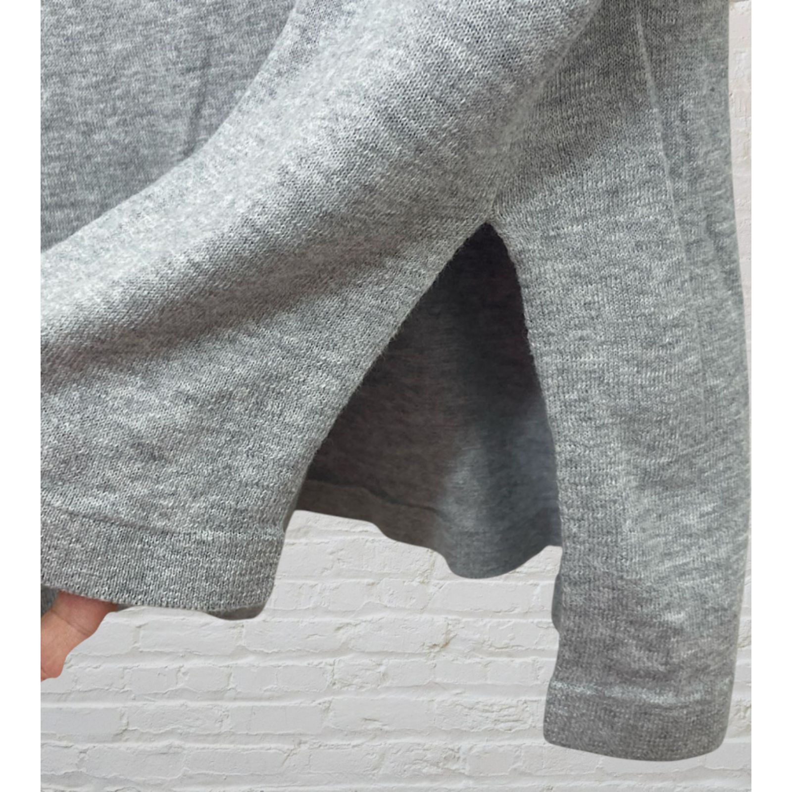 Vince Vince Gray Cotton Sweater Size S / US 4 / IT 40 - 9 Thumbnail