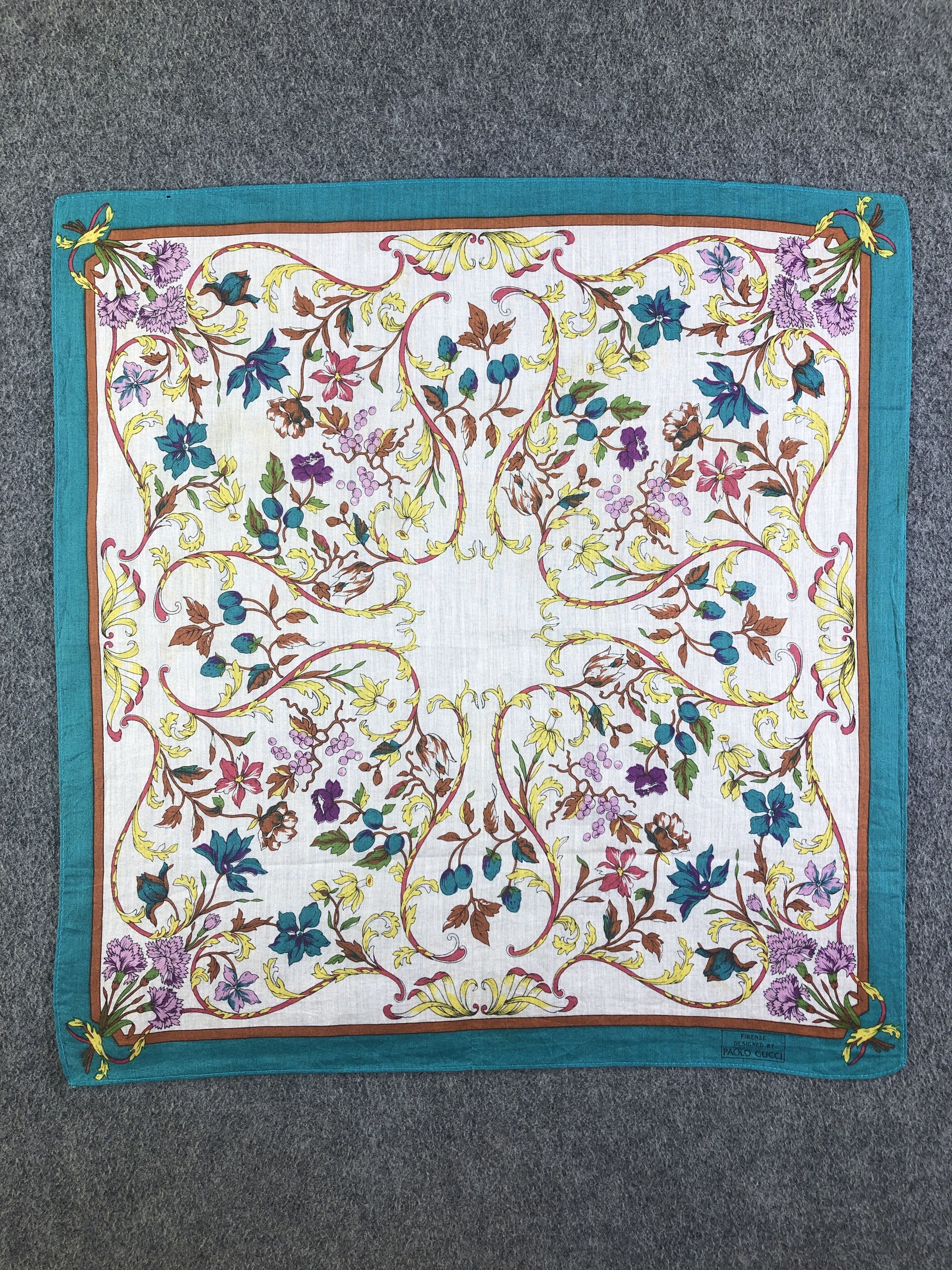 Paolo Gucci Paolo Gucci Handkerchief / Bandana / Neckerchief C442 Size ONE SIZE - 4 Thumbnail
