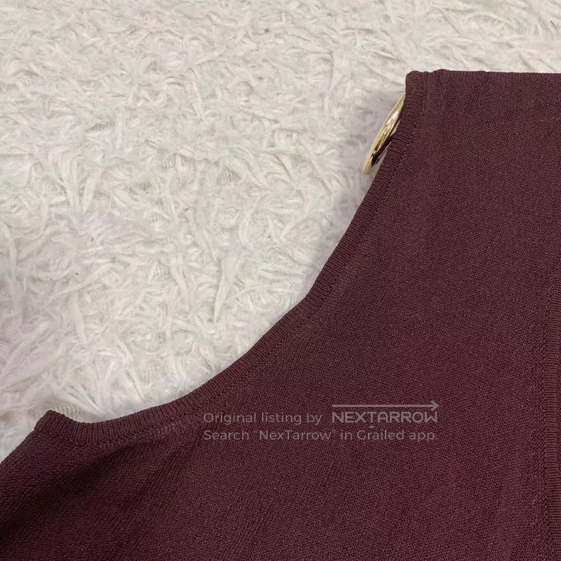 Hermes Hermes Margiela Period Vest - Dark Red Size L / US 10 / IT 46 - 6 Thumbnail