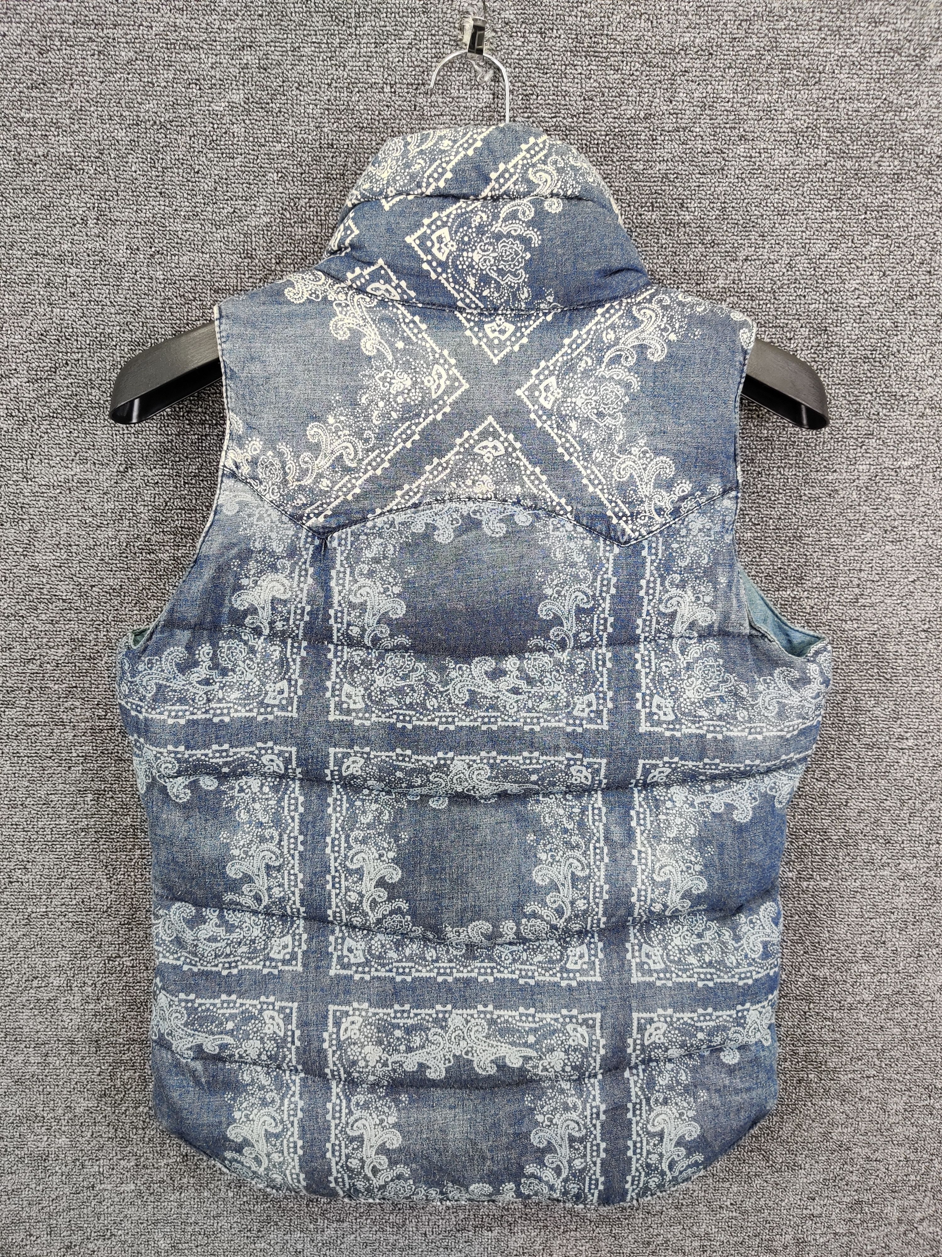 Japanese Brand Flamingo Firm Paisley Puffer Vest Inspired Kapital Size US M / EU 48-50 / 2 - 4 Thumbnail