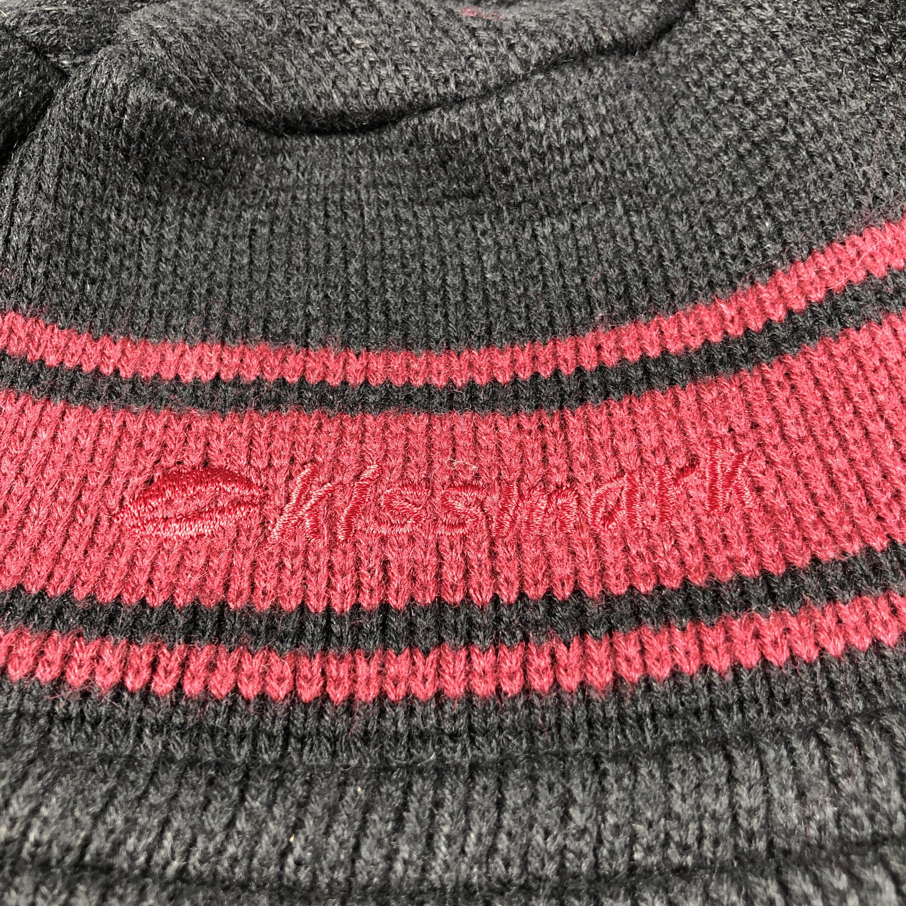 Vintage Kissmark Striped Wool Bucket Hat Beanie Snowcap B819 Size ONE SIZE - 4 Thumbnail