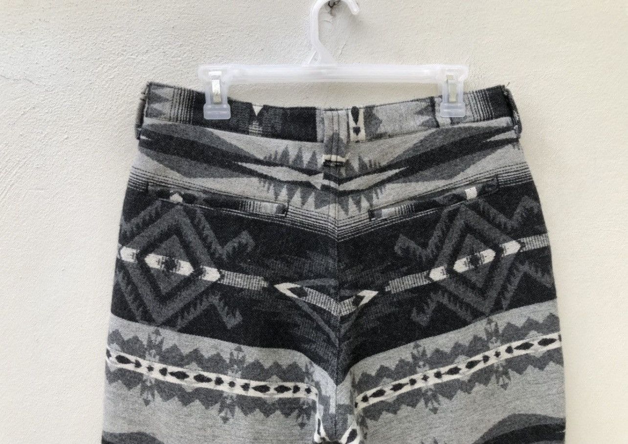 Japanese Brand Rehacer Japan Native Navajo Wool Cropped Pant Size US 30 / EU 46 - 15 Thumbnail
