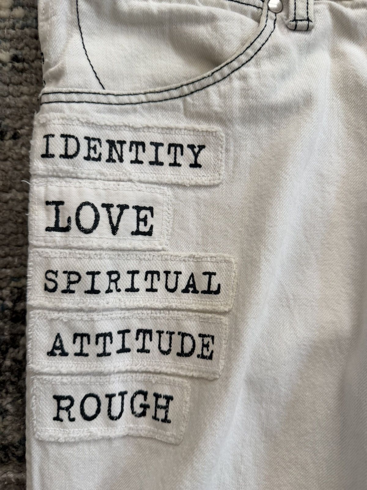 Number (N)ine Ss03 Number (N)ine patchwork poem jeans Size US 30 / EU 46 - 8 Thumbnail