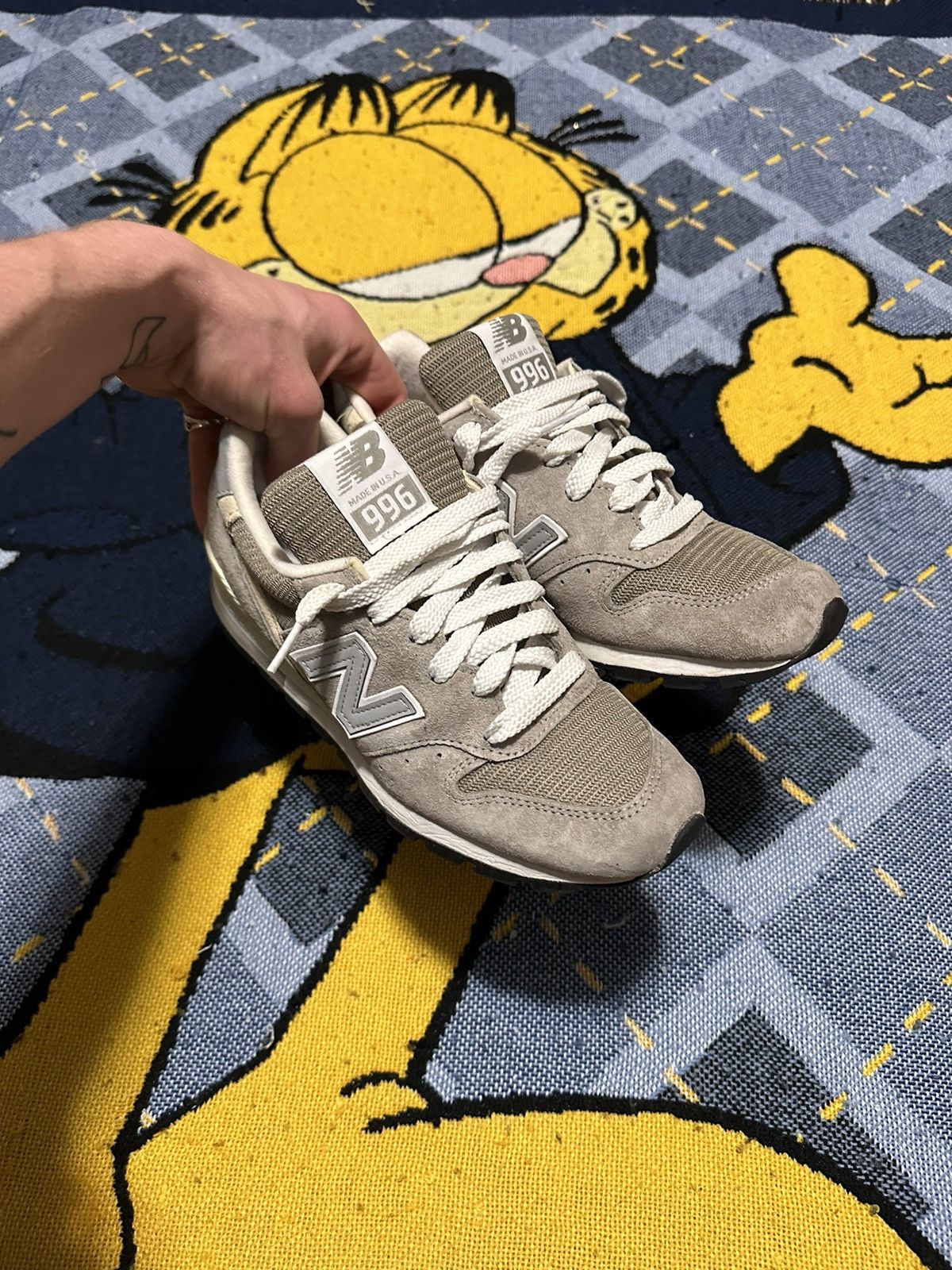 Y2K New Balance 996 Made In USA Silver Grey