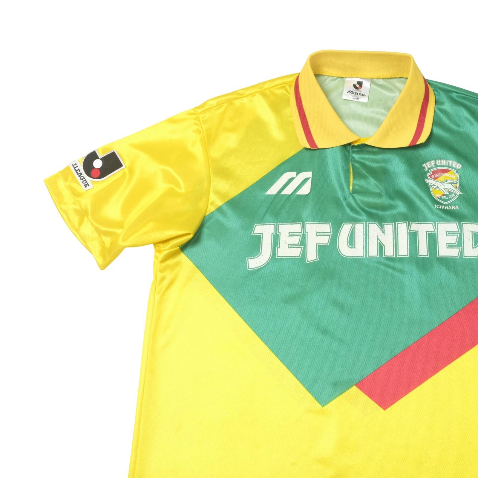 Mizuno 1994/96 JEF United Ichihara Home Shirt Mizuno J-League (M/L) Size US M / EU 48-50 / 2 - 3 Thumbnail