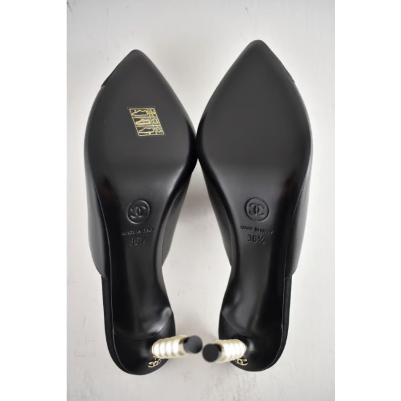 Chanel 20S Paris Rome Pearl CC Mule Slide Backless Heel Pump 36.5 Size US 6.5 / IT 36.5 - 8 Thumbnail