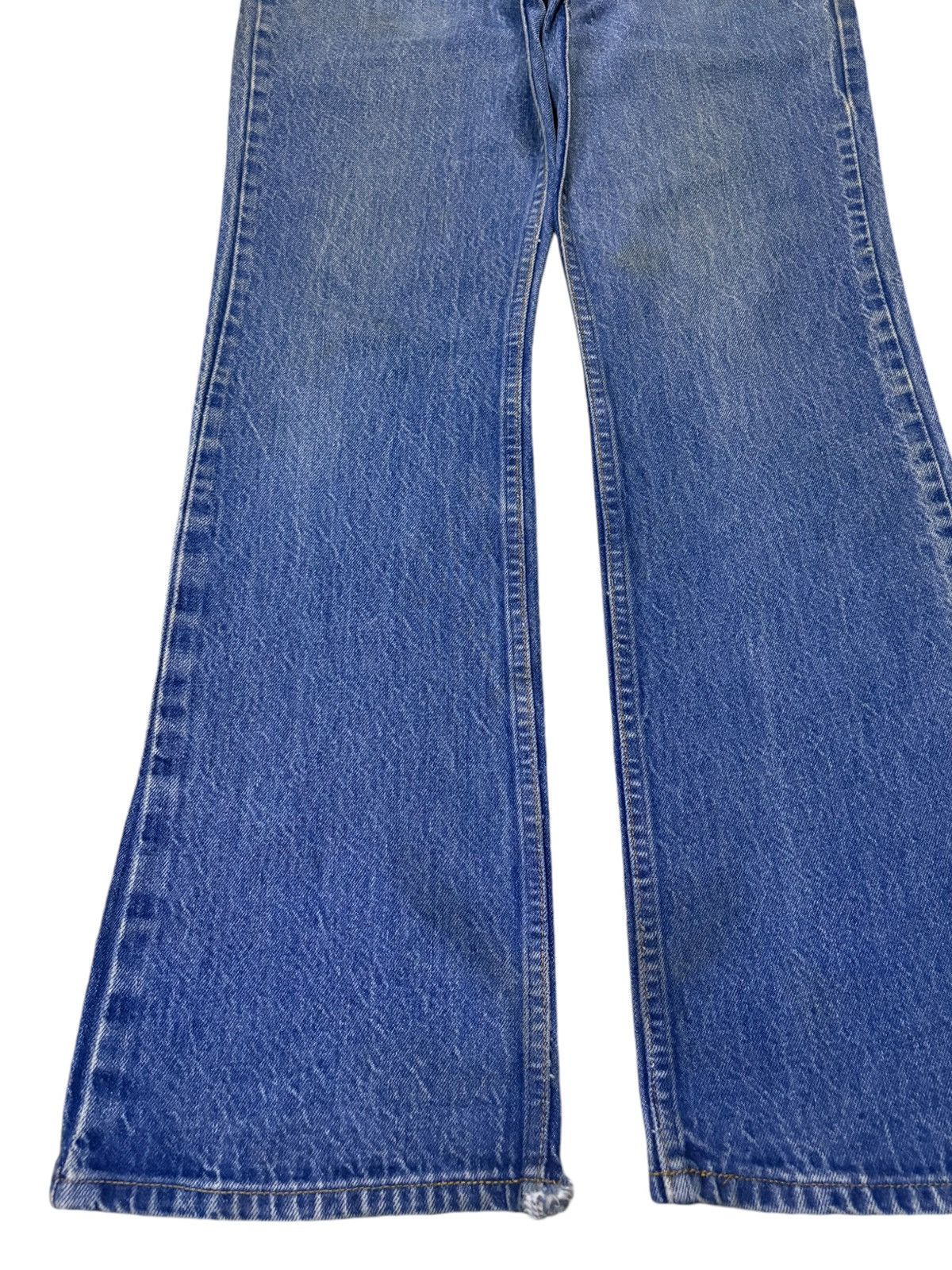 Levi's Vintage 70s Levis 517 Orange Tab Mud Wash Flare Jeans Size US 30 / EU 46 - 6 Thumbnail