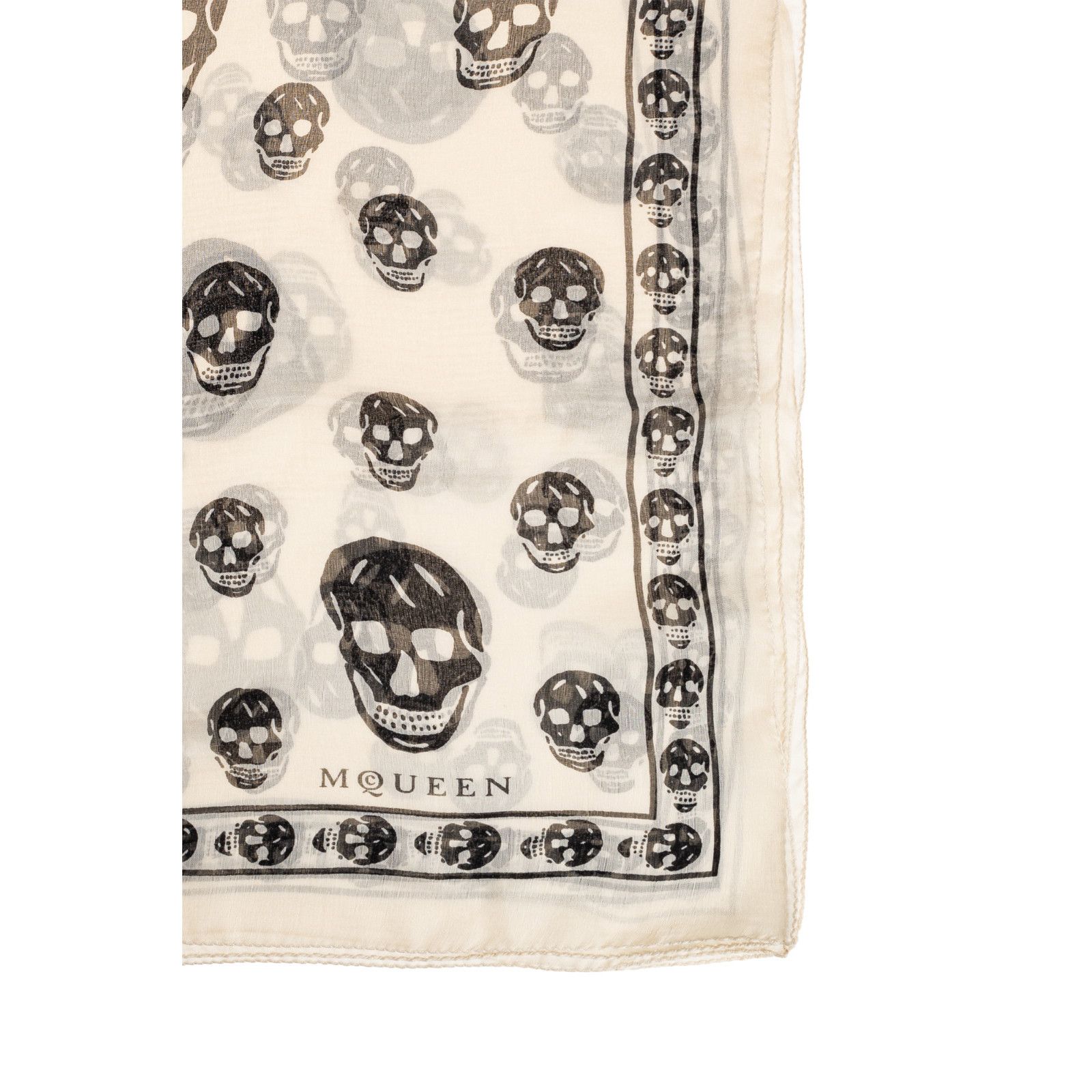 Mcqueen silk scarf alexander mcqueen スカル Alexander McQueen