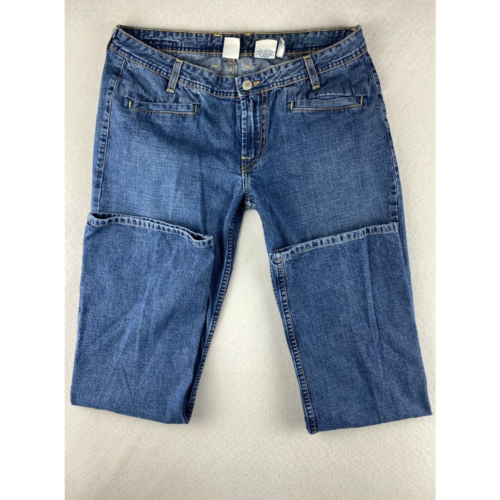 Lucky Brand Lucky Brand Jeans Womens 14/32 Blue Bootcut Denim Dark Wash USA Made Pants Size 36" / US 14 / IT 50 - 6 Thumbnail