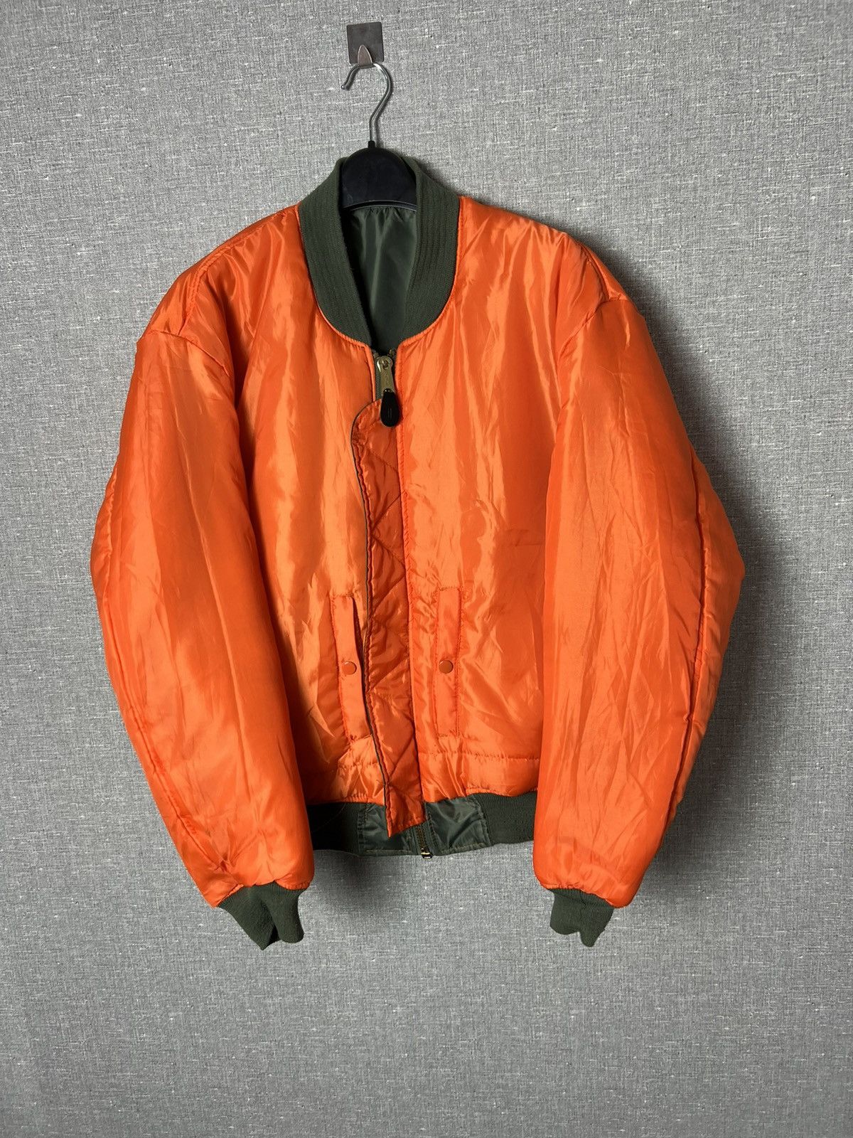 Vintage Vintage USAF MA1 Flyer’s Nylon Bomber USA Jacket Size US M / EU 48-50 / 2 - 21 Thumbnail