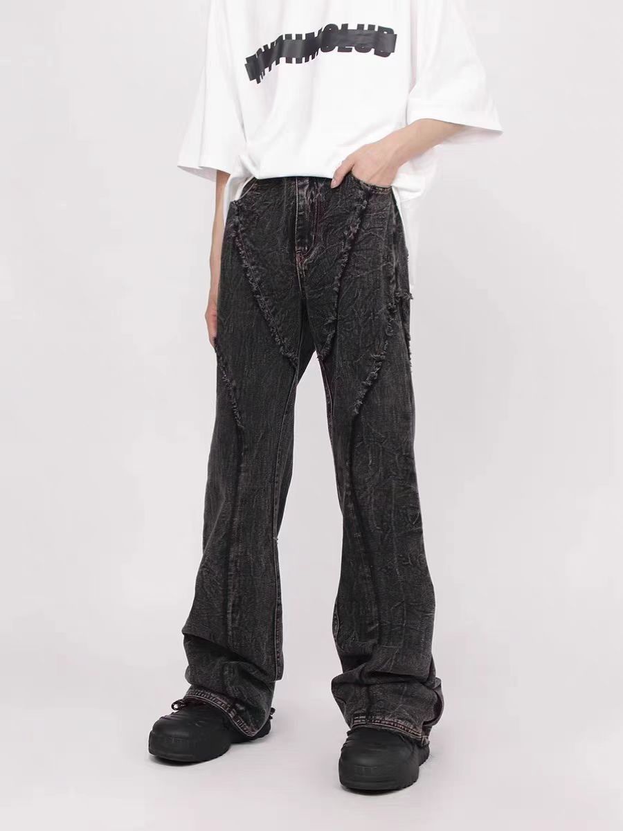 Japanese Brand × Jean Punk Street Style Raw Edge Design Jeans Size US 30 / EU 46 - 2 Thumbnail