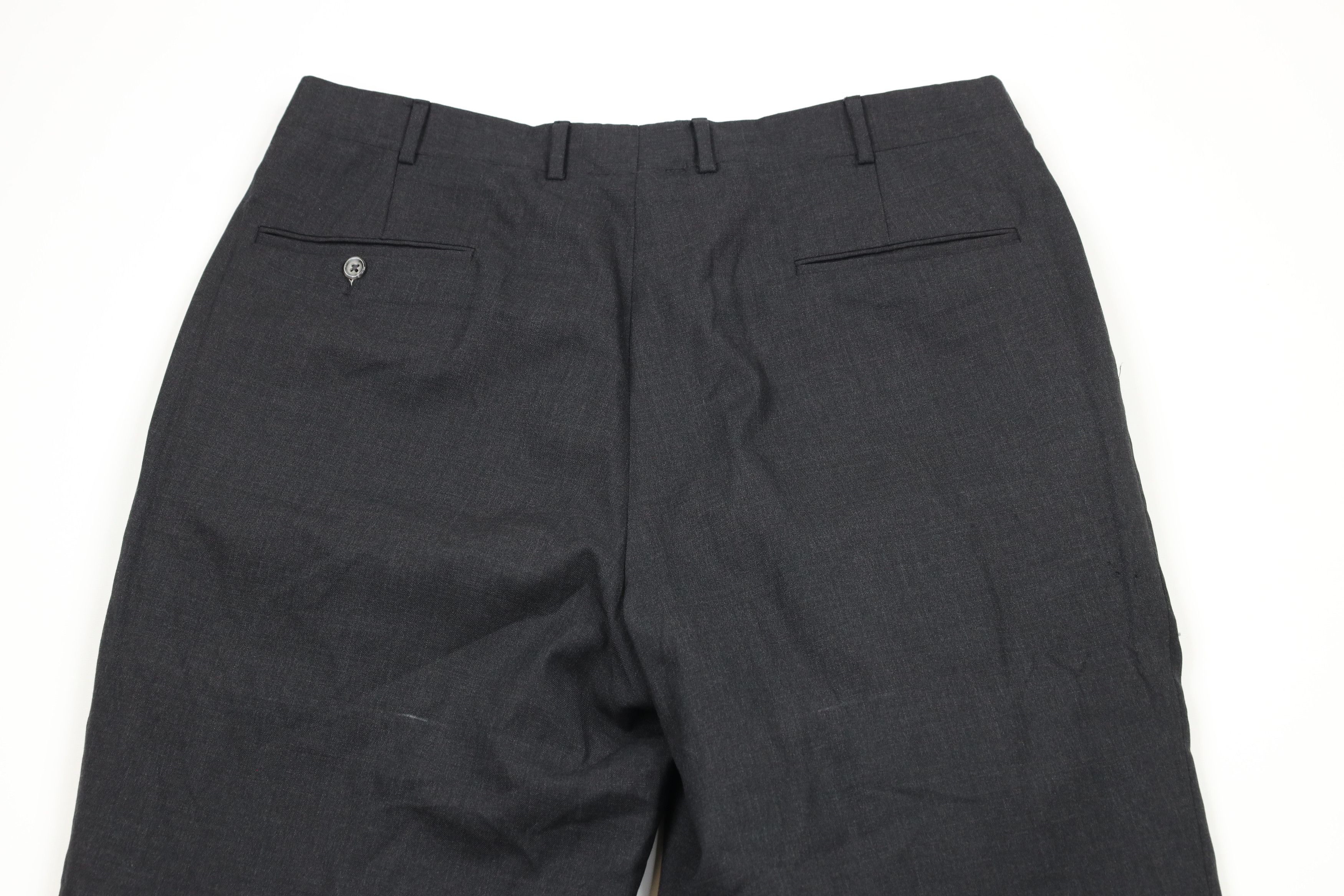 Brooks Brothers × Vintage Vintage 90s Brooks Brothers Brooksease Wool Pants Gray USA Size US 36 / EU 52 - 11 Thumbnail