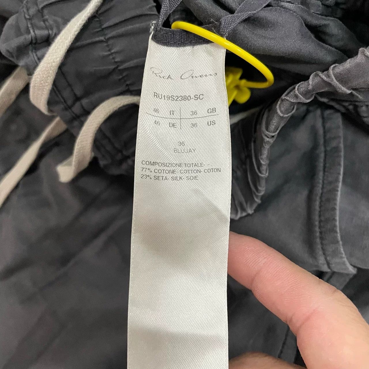 Rick Owens Rick Owens Gray Cropped Pants Size US 30 / EU 46 - 3 Thumbnail