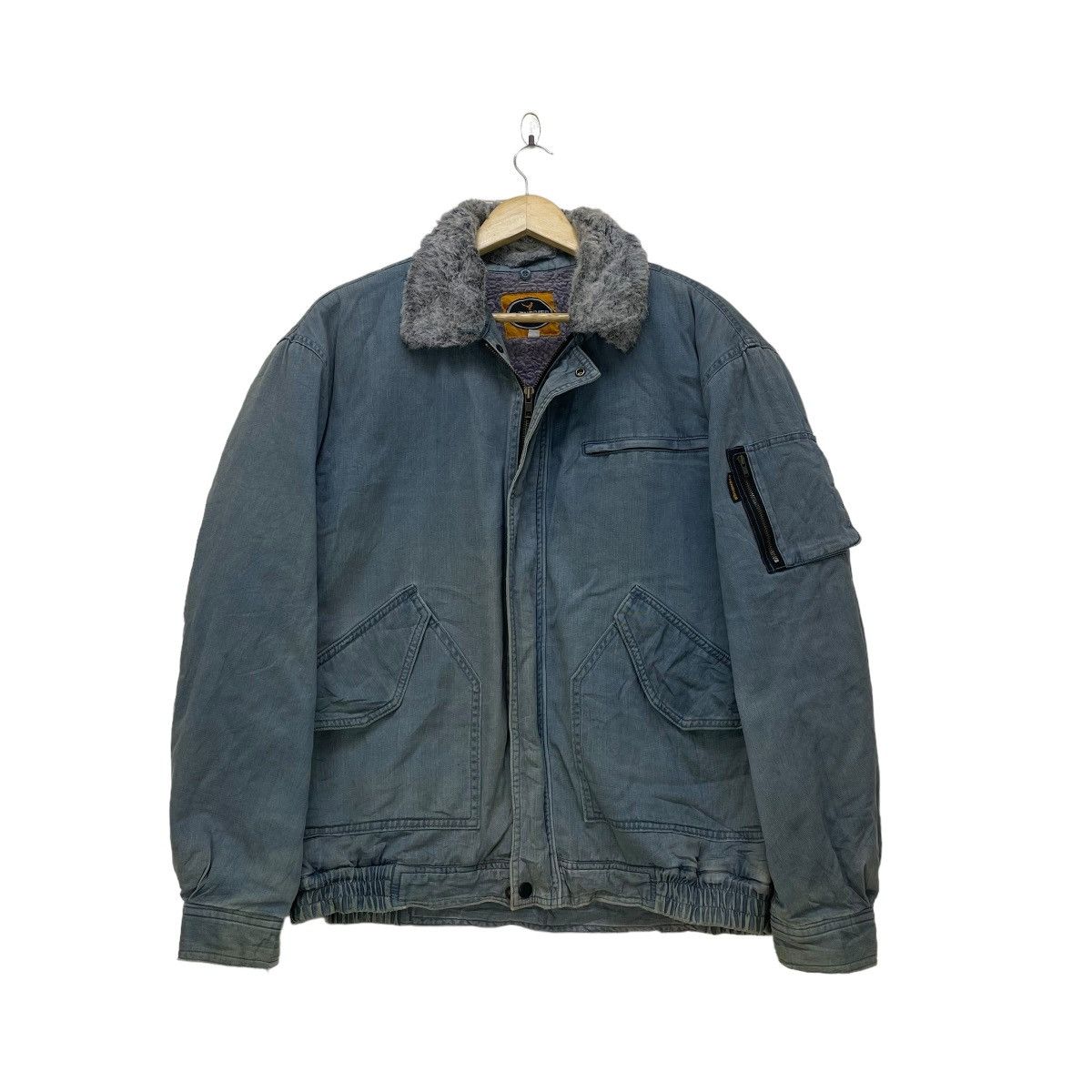 Buzz Rickson's × Japanese Brand 💥Vintage Japanese Brand Evenriver Bomber Army Style Jacket Size US M / EU 48-50 / 2 - 2 Thumbnail