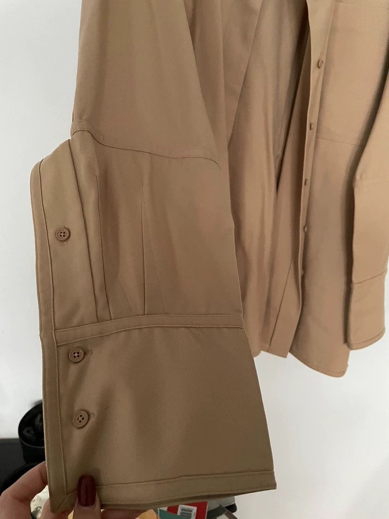 Jil Sander Jil Sander khaki shirt Size XXS / US 00 / IT 34 - 2 Thumbnail