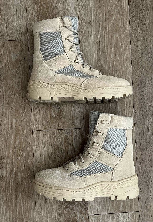 Yeezy Season Yeezy Season 4 Combat Boot Sand | Grailed