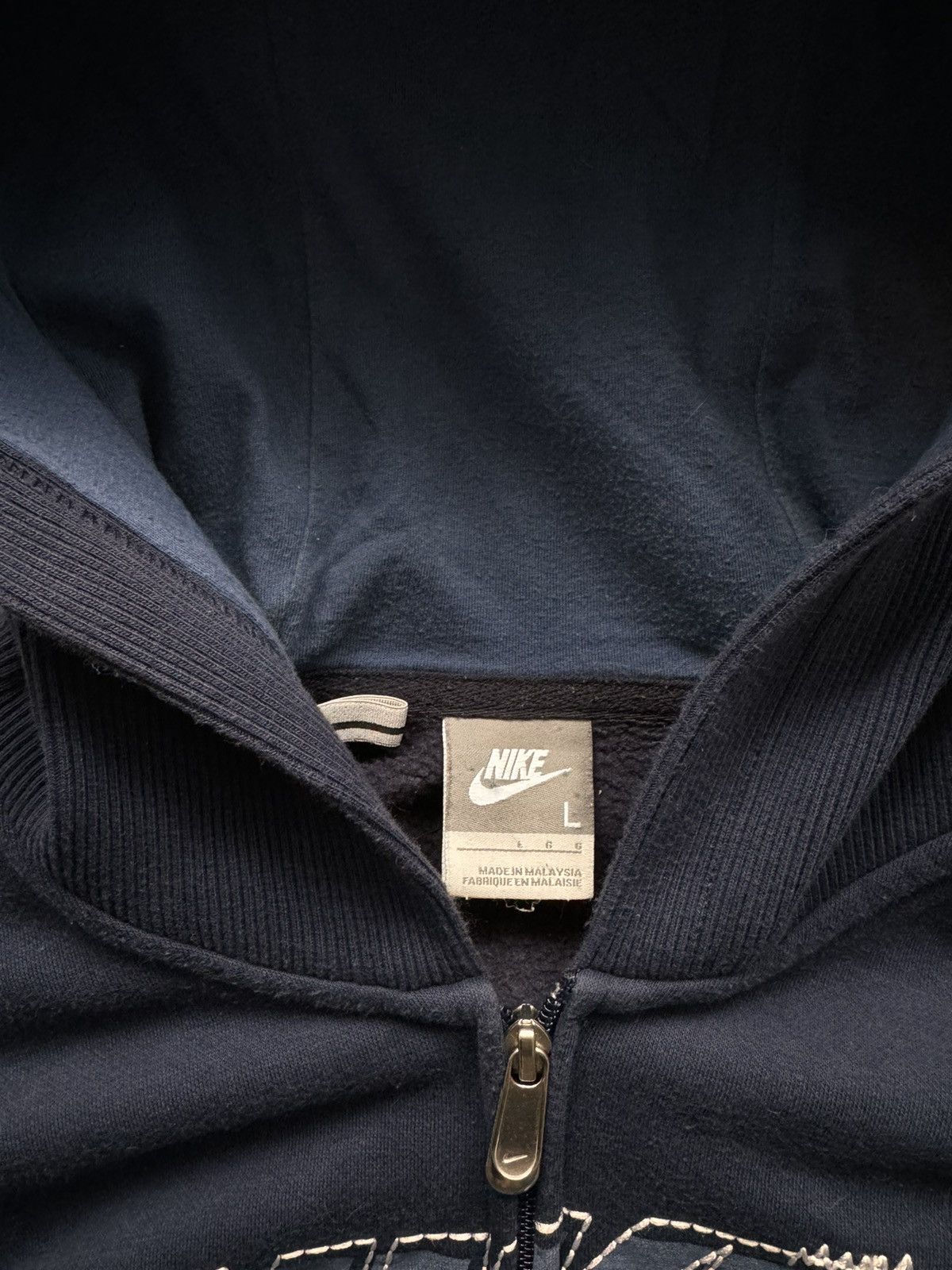 Nike × Vintage NIKE VINTAGE CENTER LOGO OVERSIZE BOXY ZIP HOODIE Size US L / EU 52-54 / 3 - 6 Thumbnail
