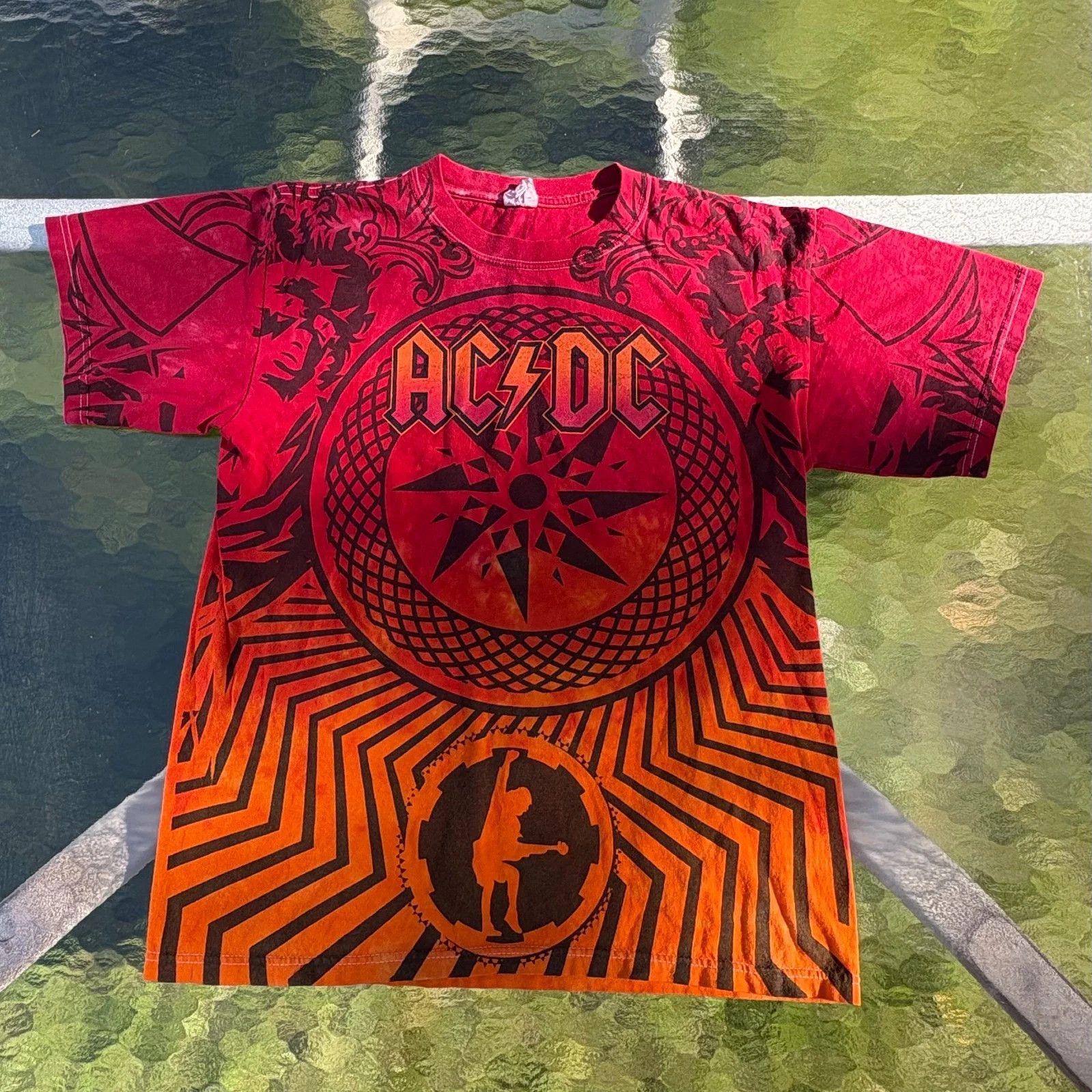 Anvil Y2K AC/DC AOP Black Ice World Tour 04-06 Blue Anvil Tag Size US S / EU 44-46 / 1 - 1 Thumbnail