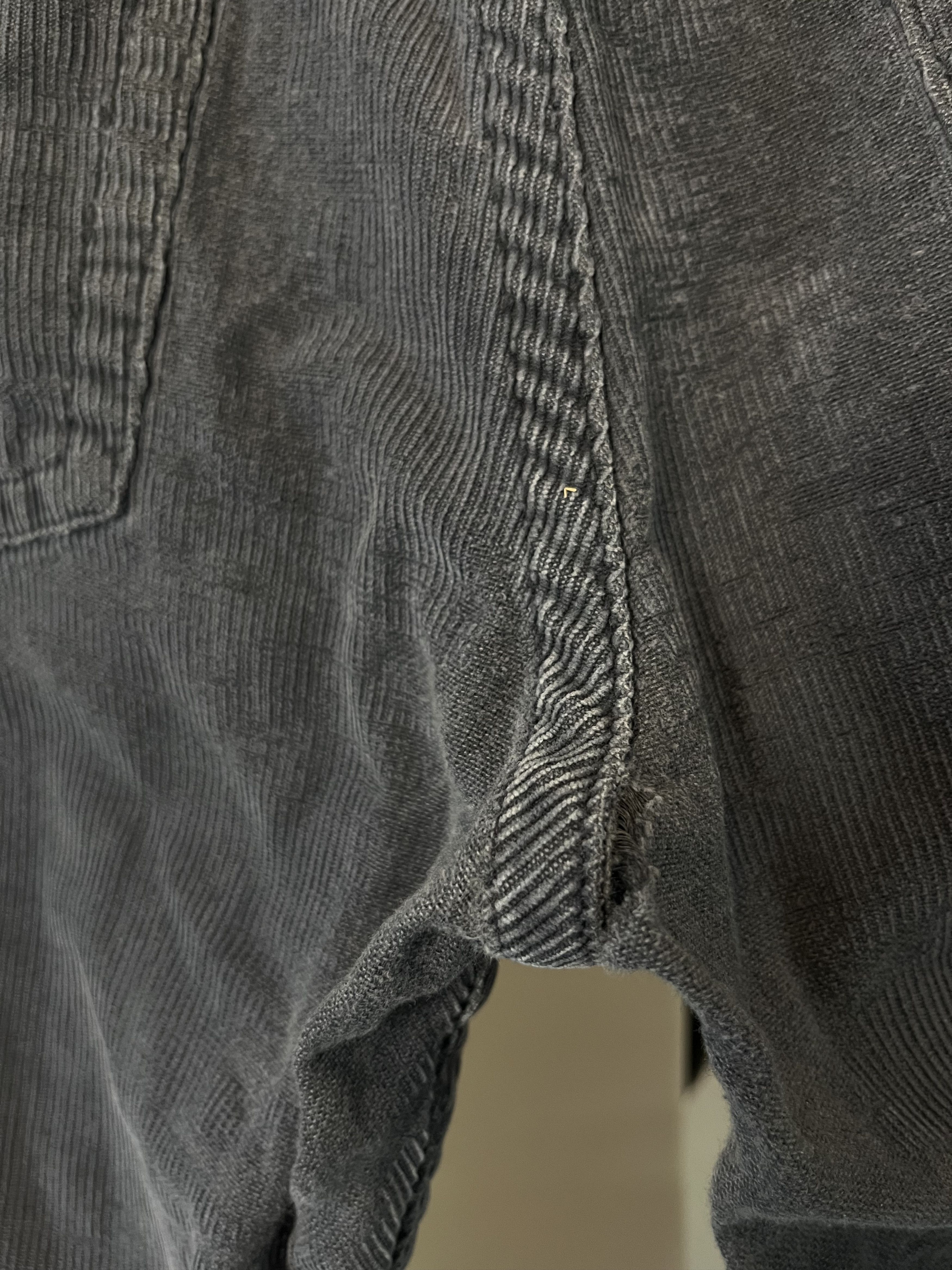 Carhartt × Carhartt Wip × Vintage 90s Carhartt Corduroy Velvet Simple Pants 33x32 Size US 33 - 6 Thumbnail