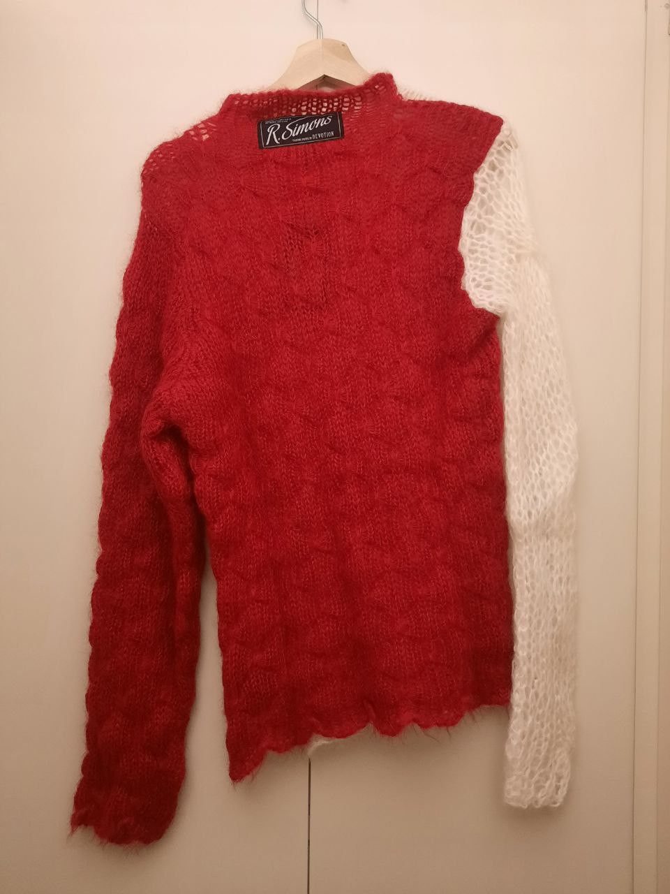 Raf Simons *New* FW21 AW21 Open Knit Mohair Sweater Size US L / EU 52-54 / 3 - 2 Thumbnail