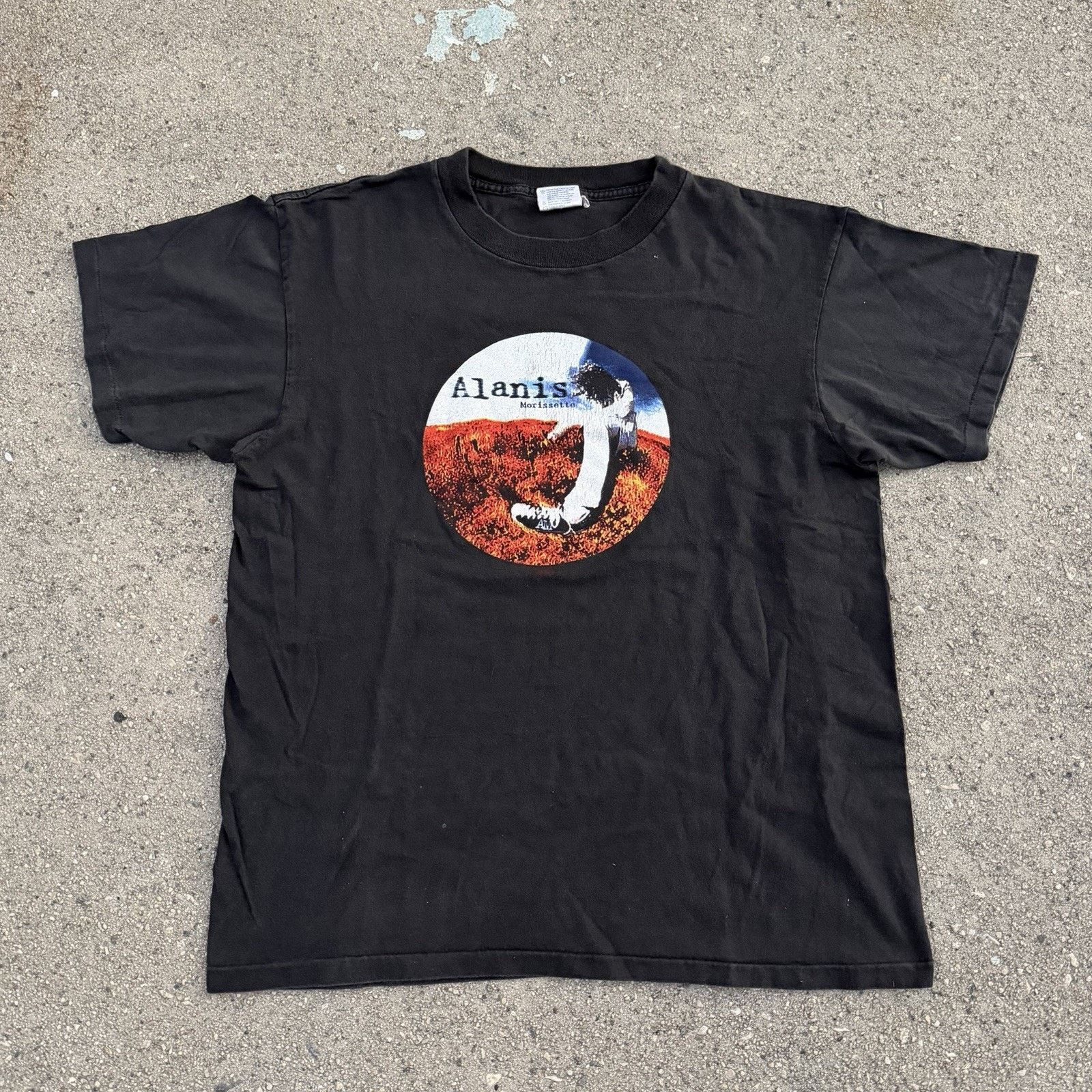 Band Tees × Vintage Vintage 90s Alanis Morissette Jagged Little Pill Album Tee Size US L / EU 52-54 / 3 - 2 Thumbnail