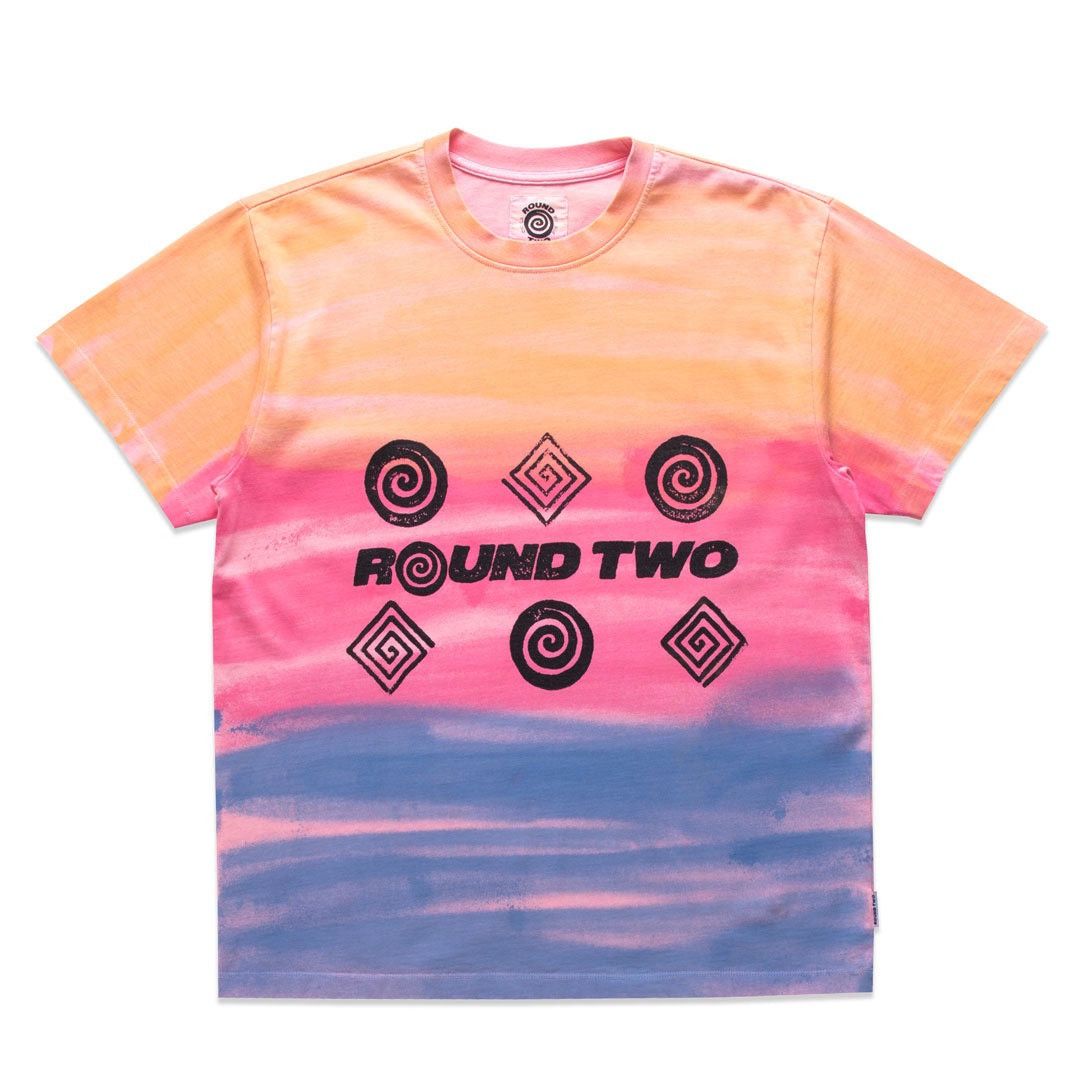 Round Two Round Two Sponge Print Dusk Tee Multi Sz. Medium Size US M / EU 48-50 / 2 - 1 Thumbnail
