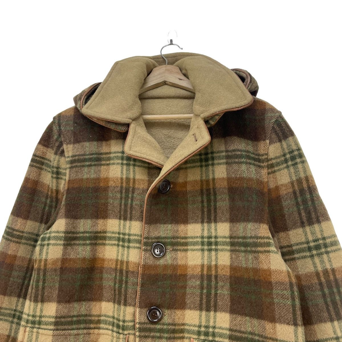 Japanese Brand × Vintage Japanese Brand Vansport Warm Tartan Hooded Jacket Size US M / EU 48-50 / 2 - 3 Thumbnail