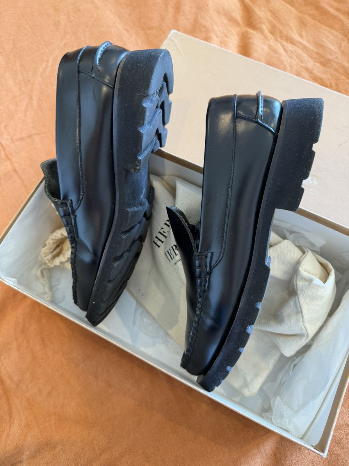 Hereu Hereu Mens Leather Loafers Size US 8 / EU 41 - 3 Thumbnail